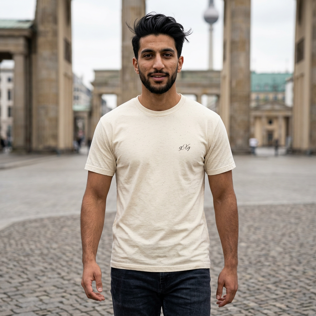 T-Shirt — Vintage Mediterranean Street Illustration Tee