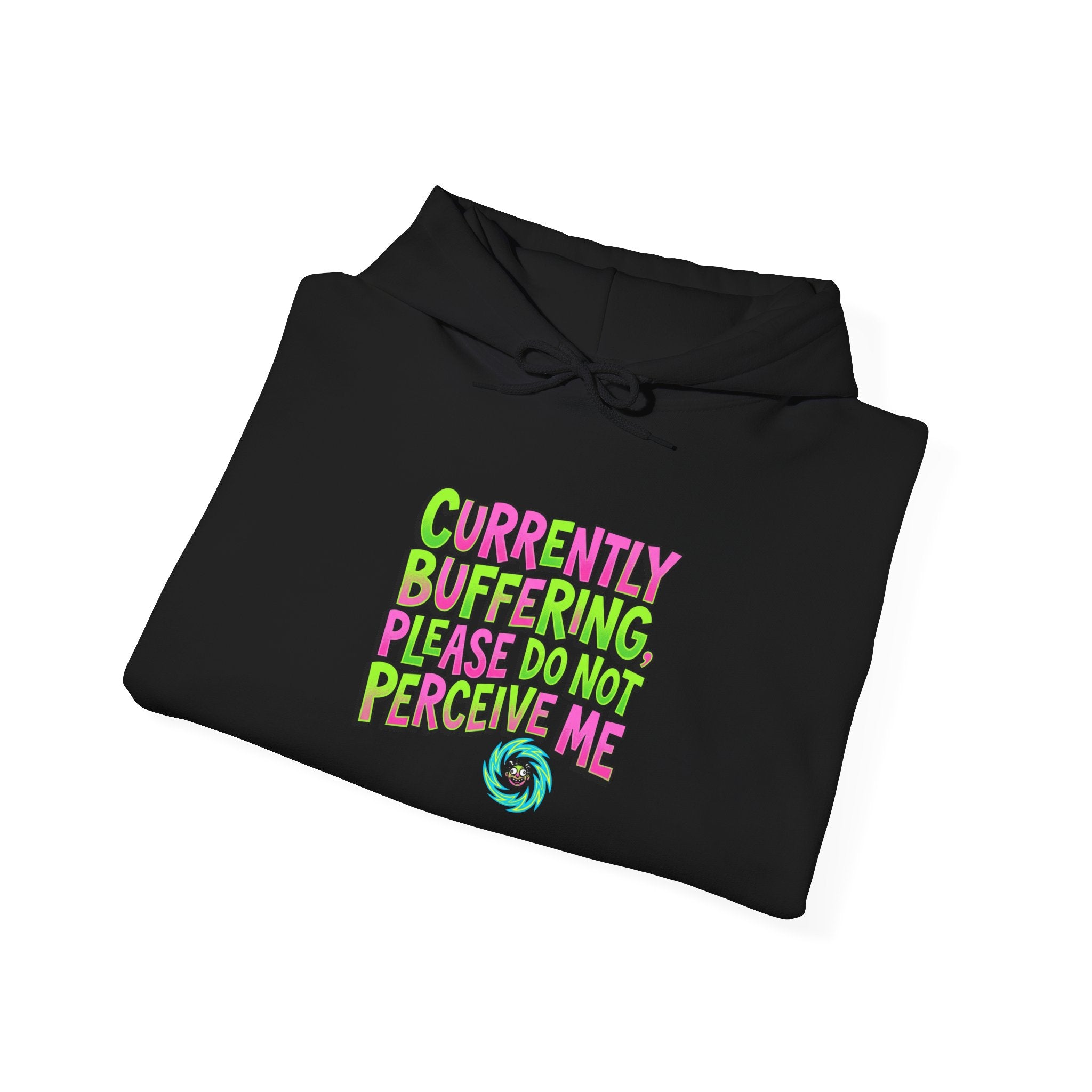 Currently Buffering Hoodie | meme-core, brainrot humor