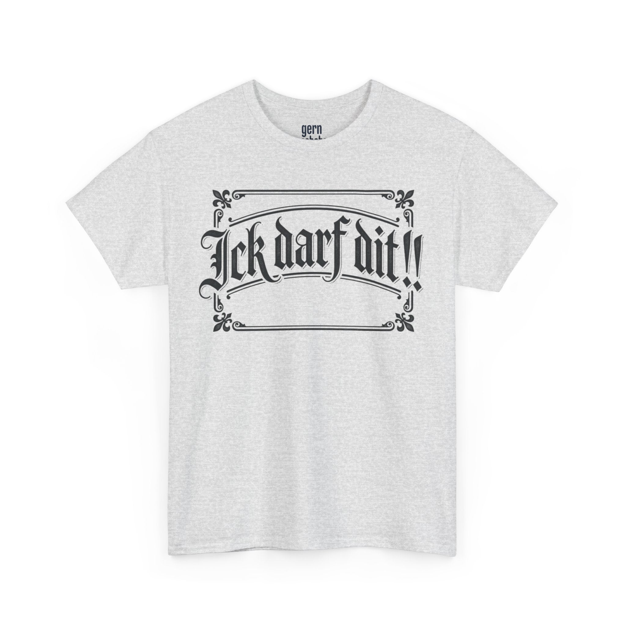 T-Shirt – „Ick darf dit!!“ Vintage Rahmen T-Shirt