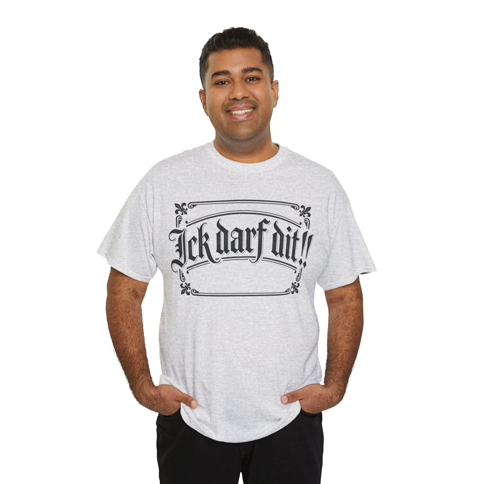 T-Shirt – „Ick darf dit!!“ Vintage Rahmen T-Shirt
