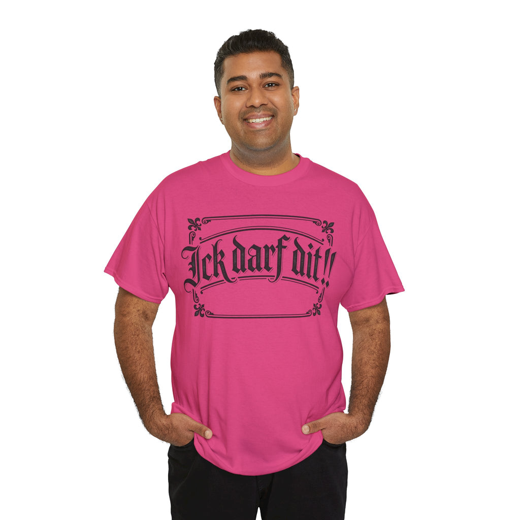 T-Shirt – „Ick darf dit!!“ Vintage Rahmen T-Shirt