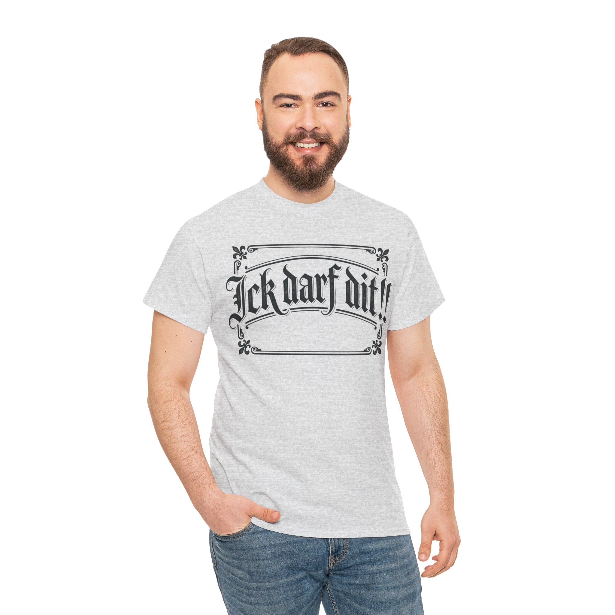 T-Shirt – „Ick darf dit!!“ Vintage Rahmen T-Shirt