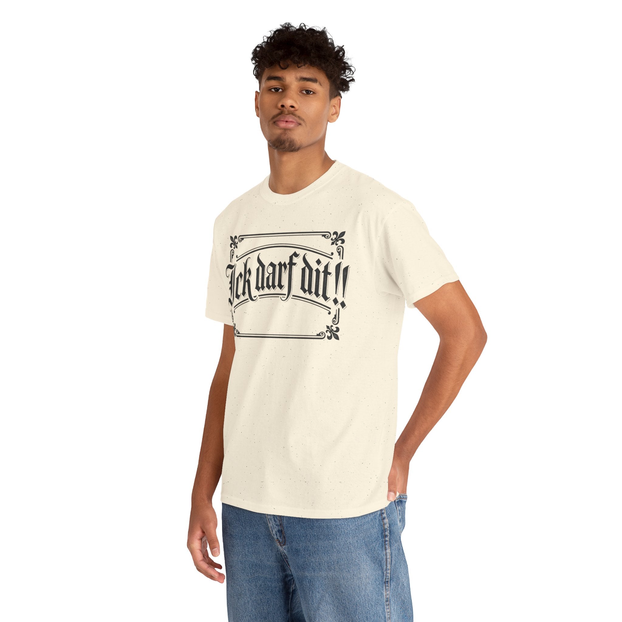 T-Shirt – „Ick darf dit!!“ Vintage Rahmen T-Shirt