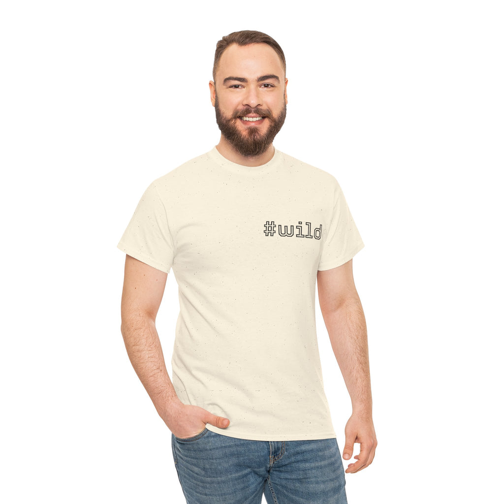 Unisex schweres Baumwoll-T-Shirt #wild
