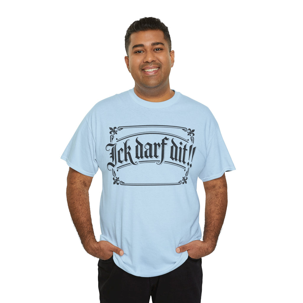 T-Shirt – „Ick darf dit!!“ Vintage Rahmen T-Shirt