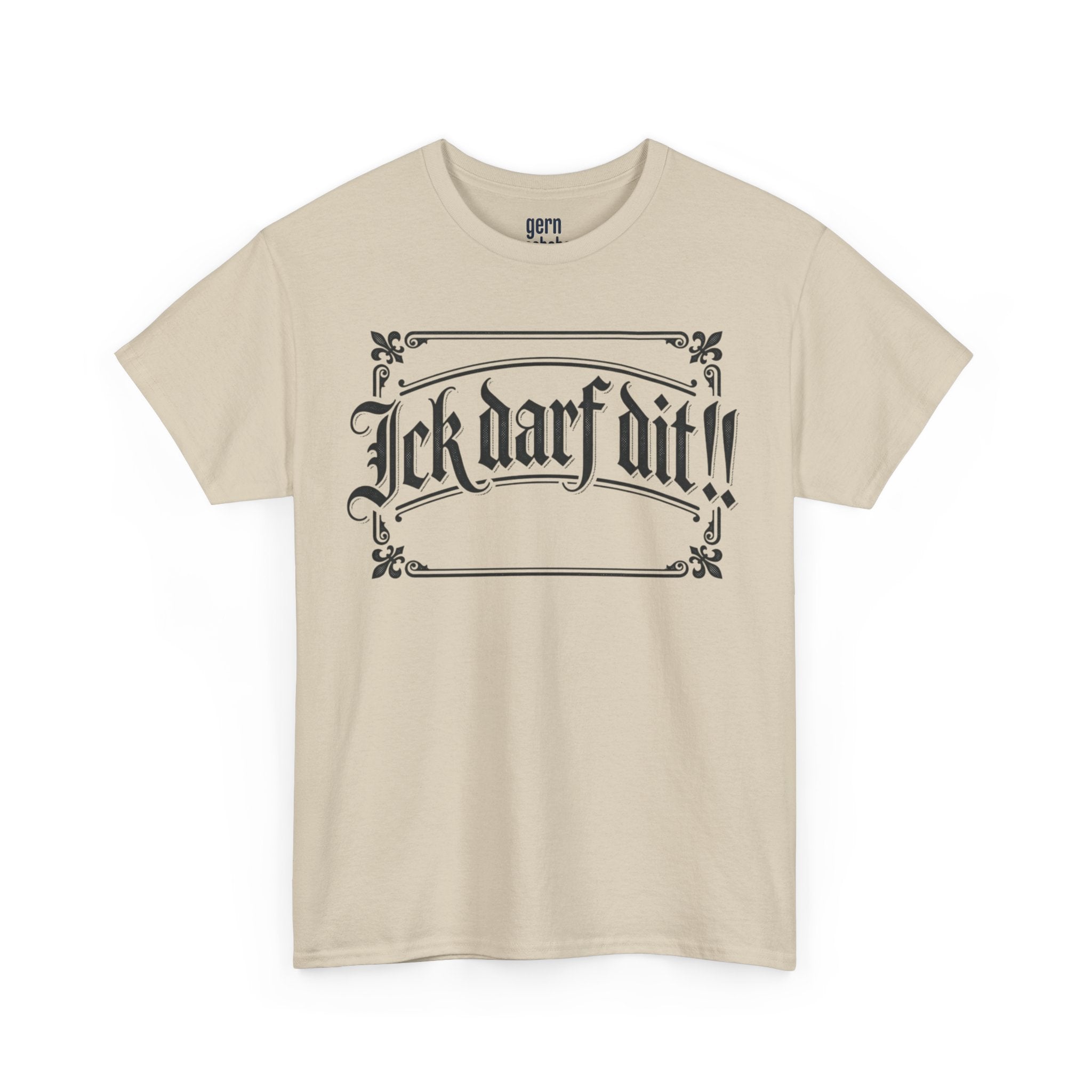 T-Shirt – „Ick darf dit!!“ Vintage Rahmen T-Shirt