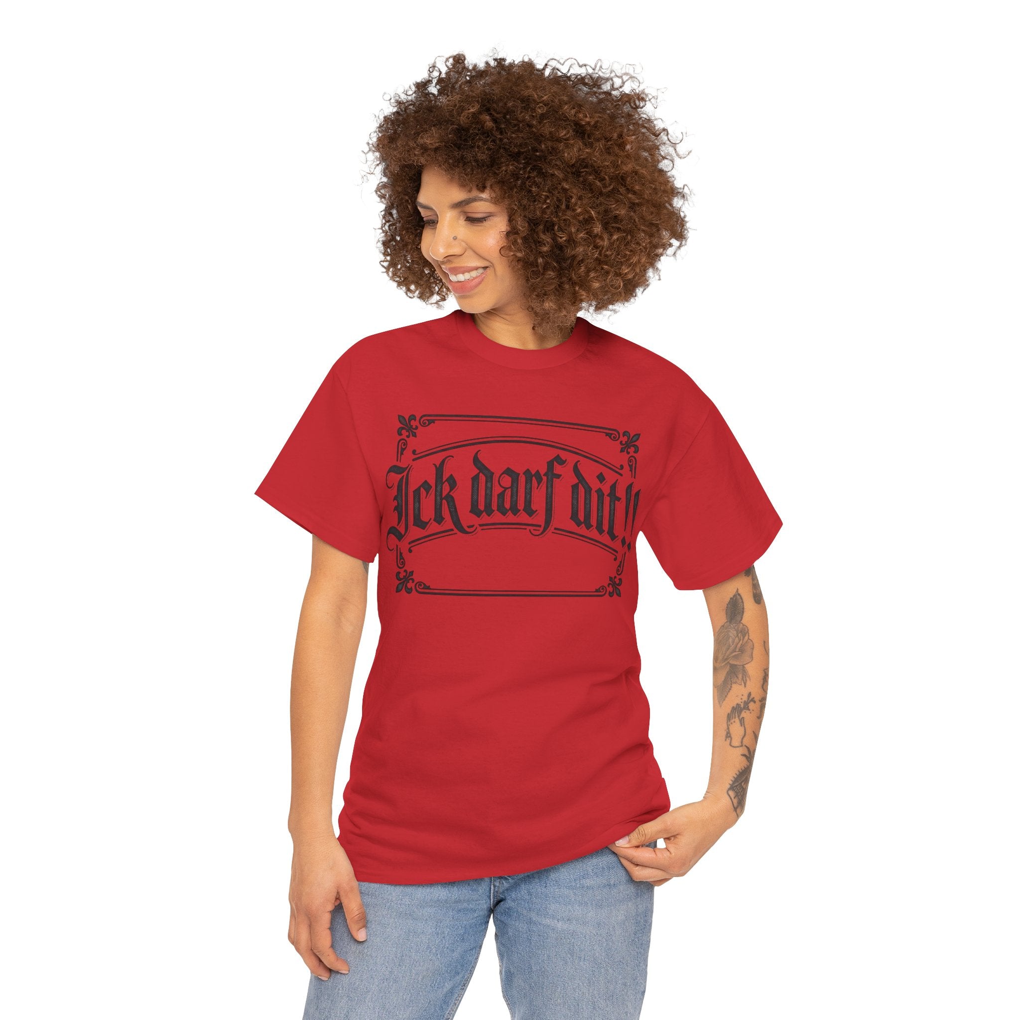 T-Shirt – „Ick darf dit!!“ Vintage Rahmen T-Shirt