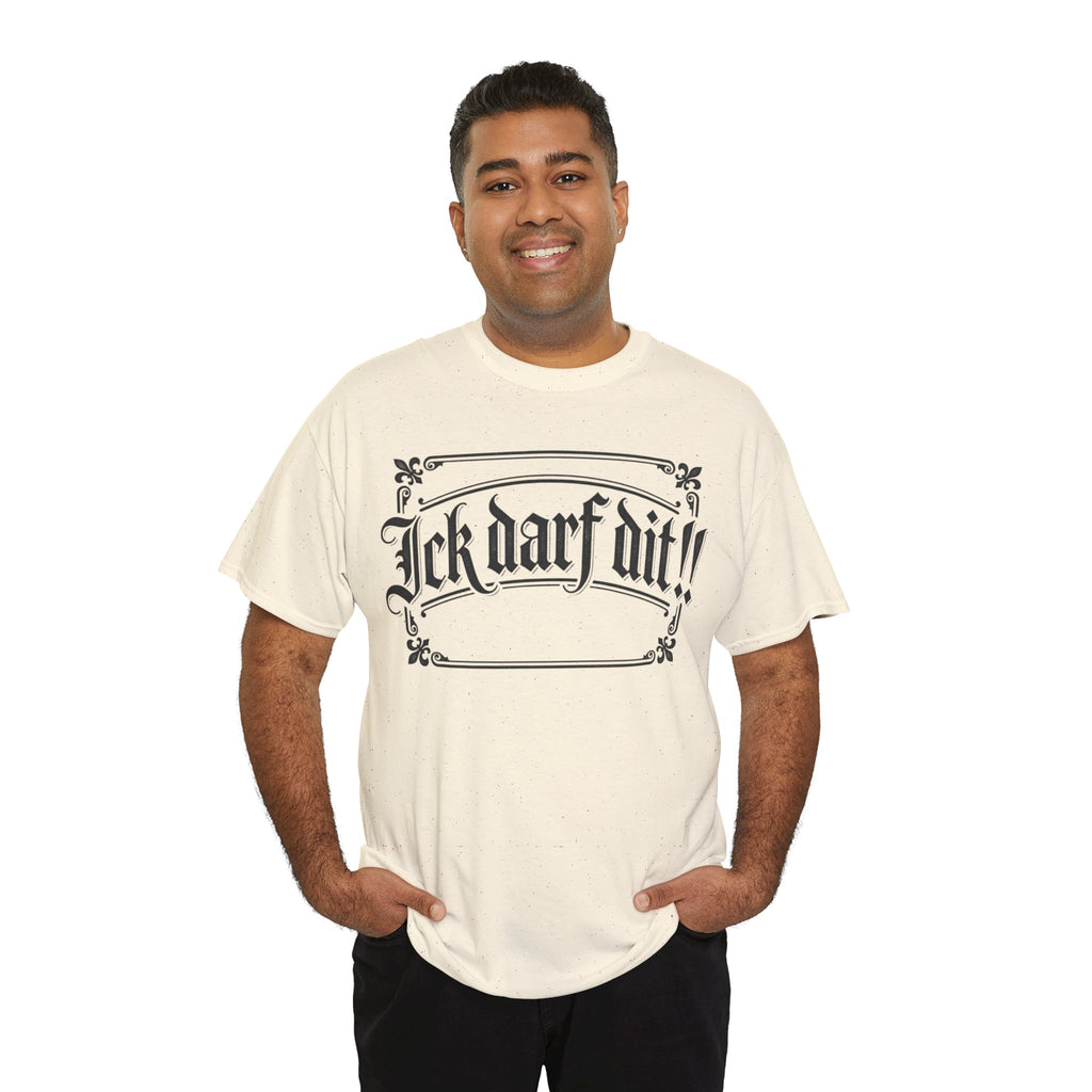 T-Shirt – „Ick darf dit!!“ Vintage Rahmen T-Shirt