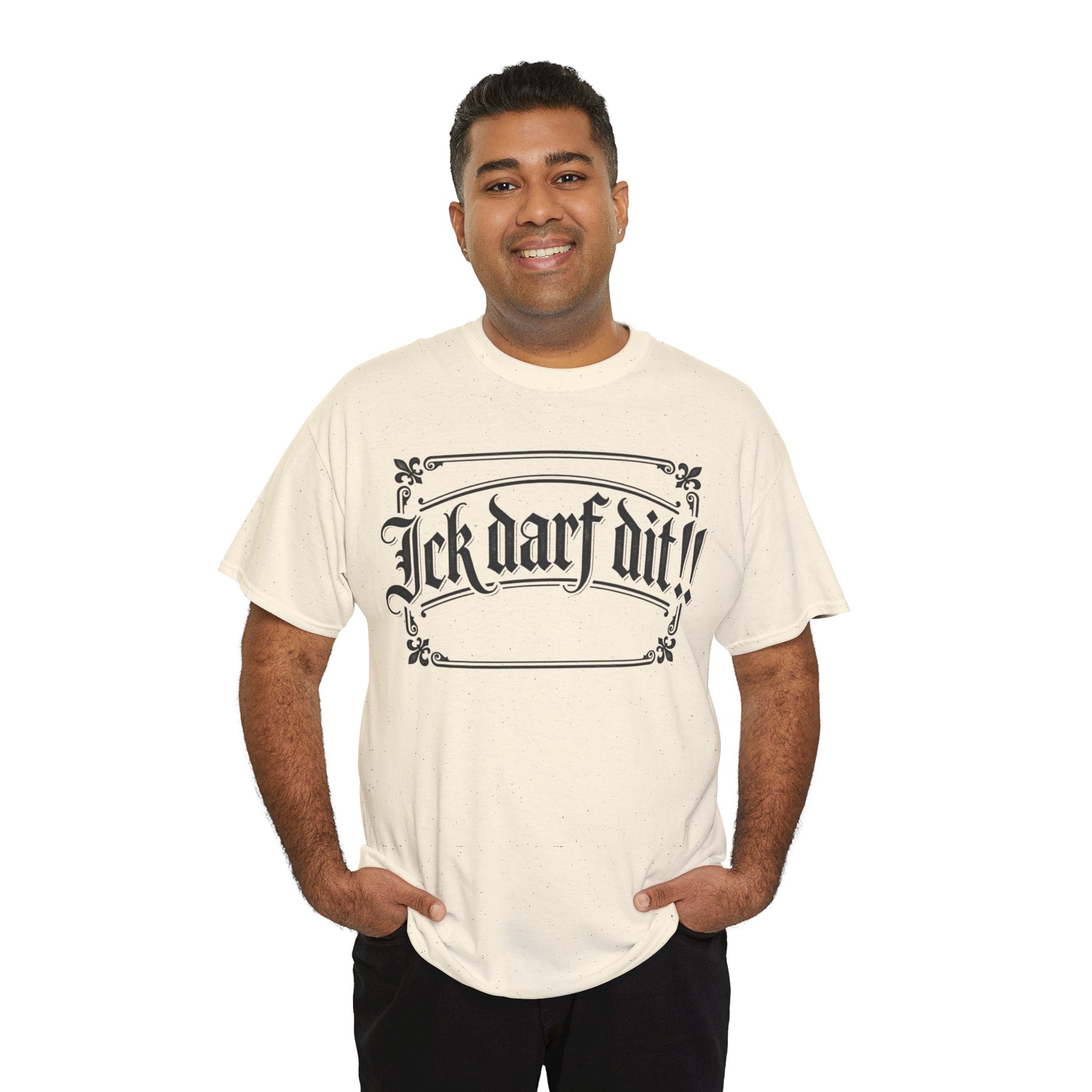 T-Shirt – „Ick darf dit!!“ Vintage Rahmen T-Shirt
