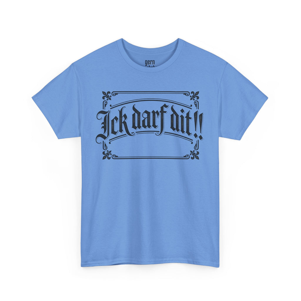 T-Shirt – „Ick darf dit!!“ Vintage Rahmen T-Shirt