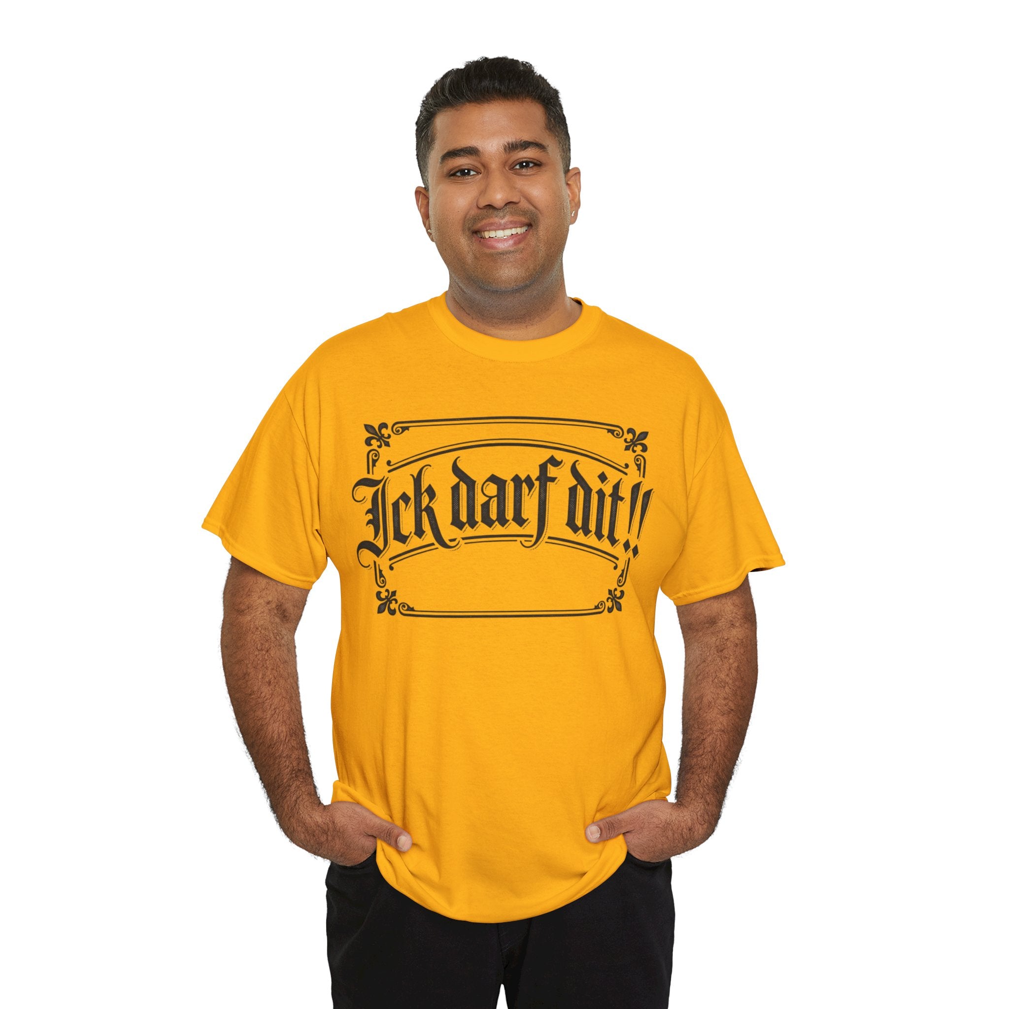 T-Shirt – „Ick darf dit!!“ Vintage Rahmen T-Shirt