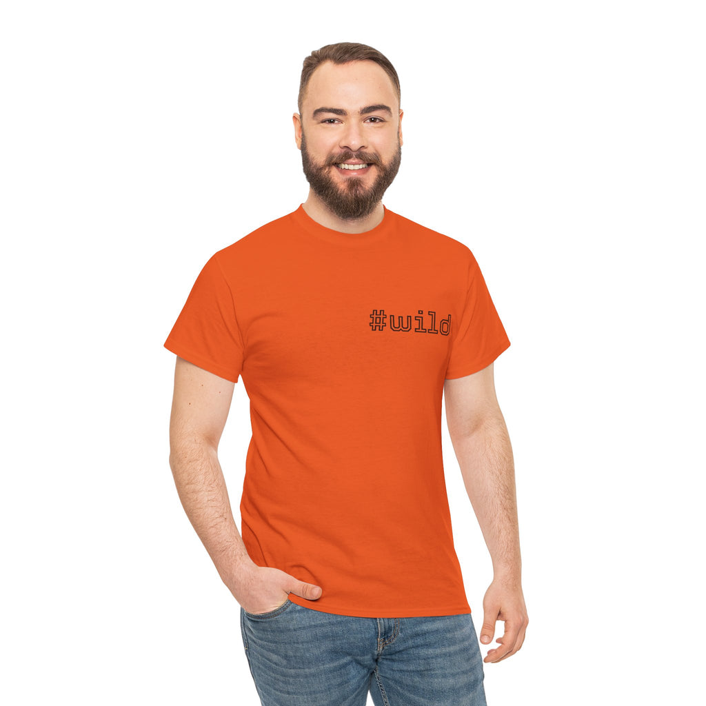 Unisex schweres Baumwoll-T-Shirt #wild