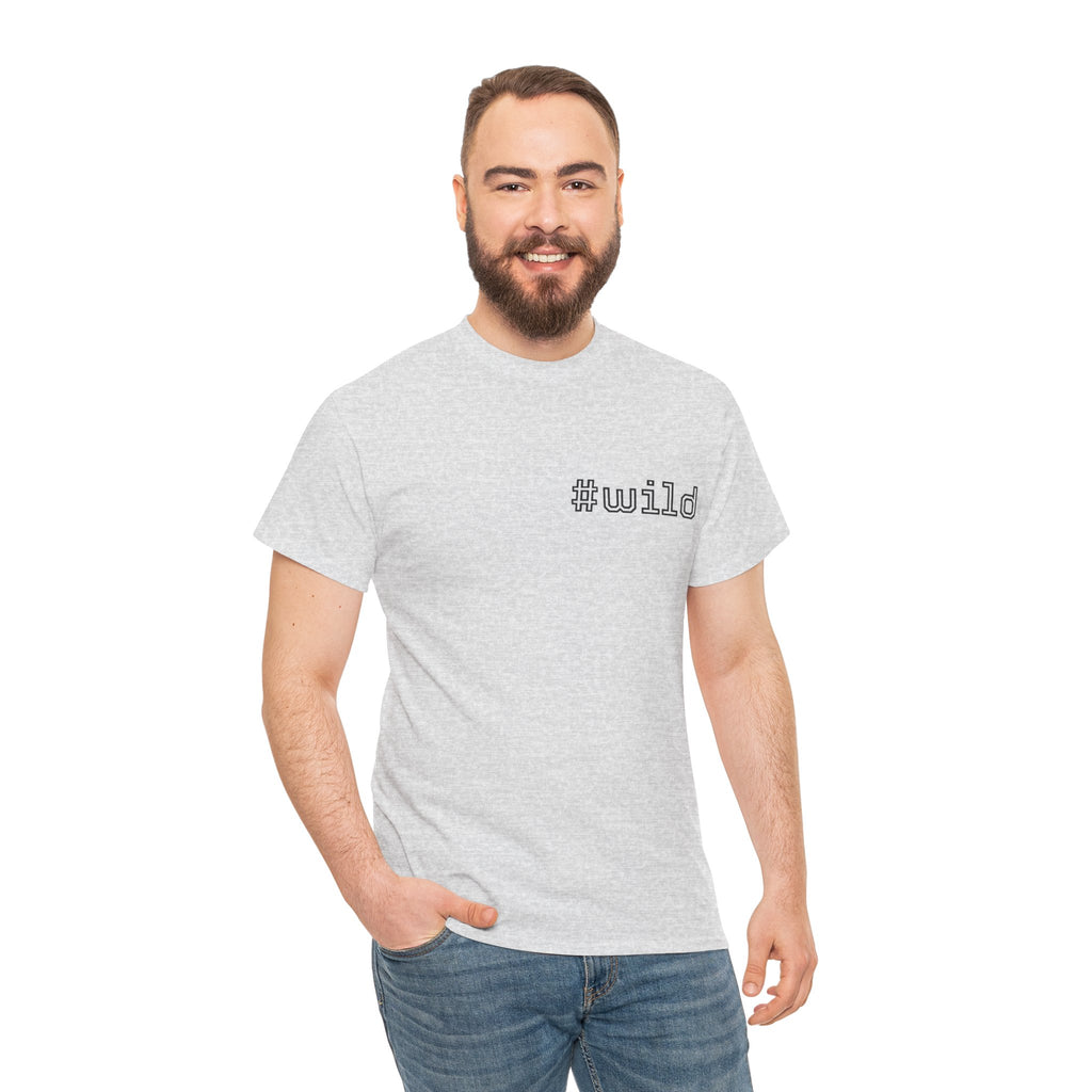 Unisex schweres Baumwoll-T-Shirt #wild