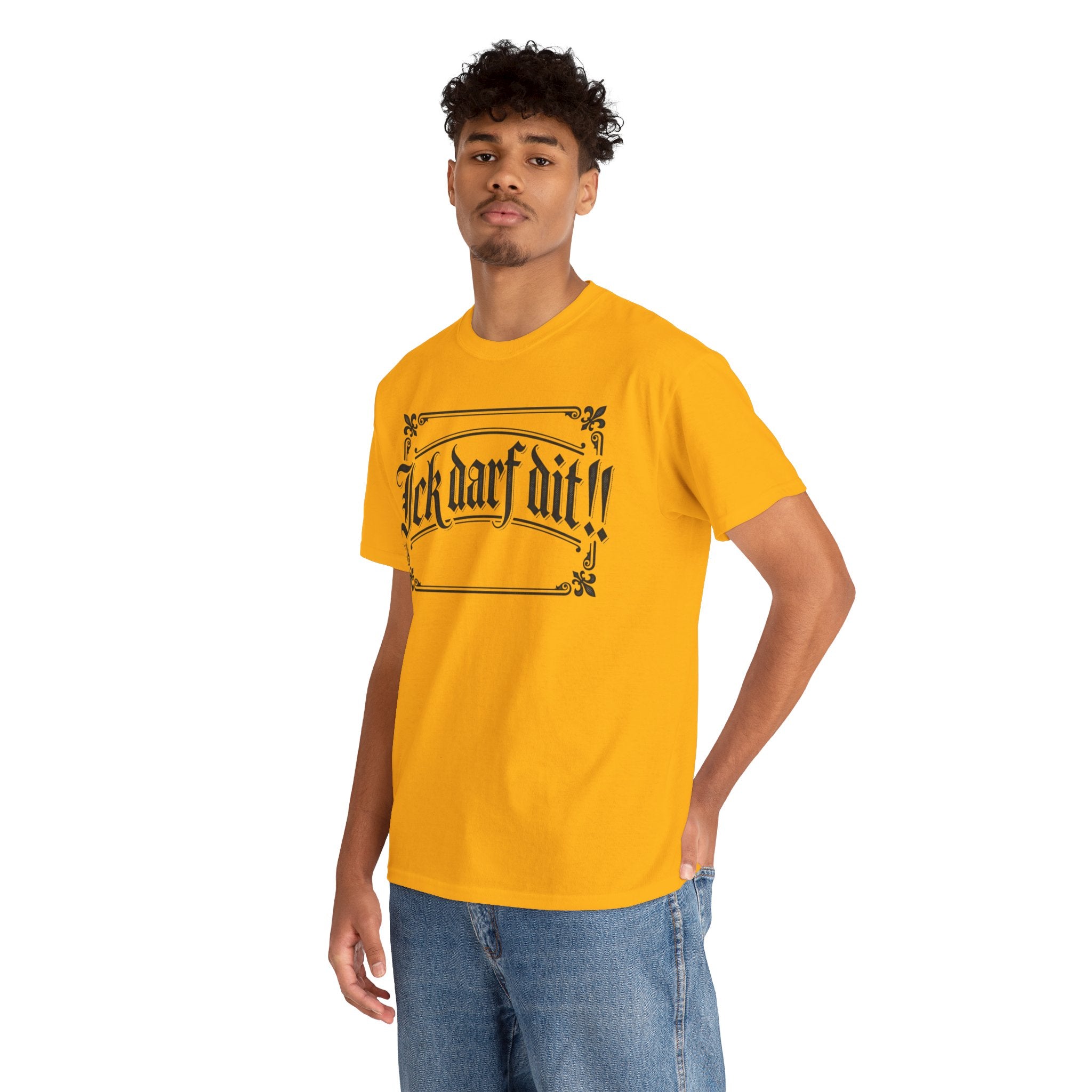T-Shirt – „Ick darf dit!!“ Vintage Rahmen T-Shirt