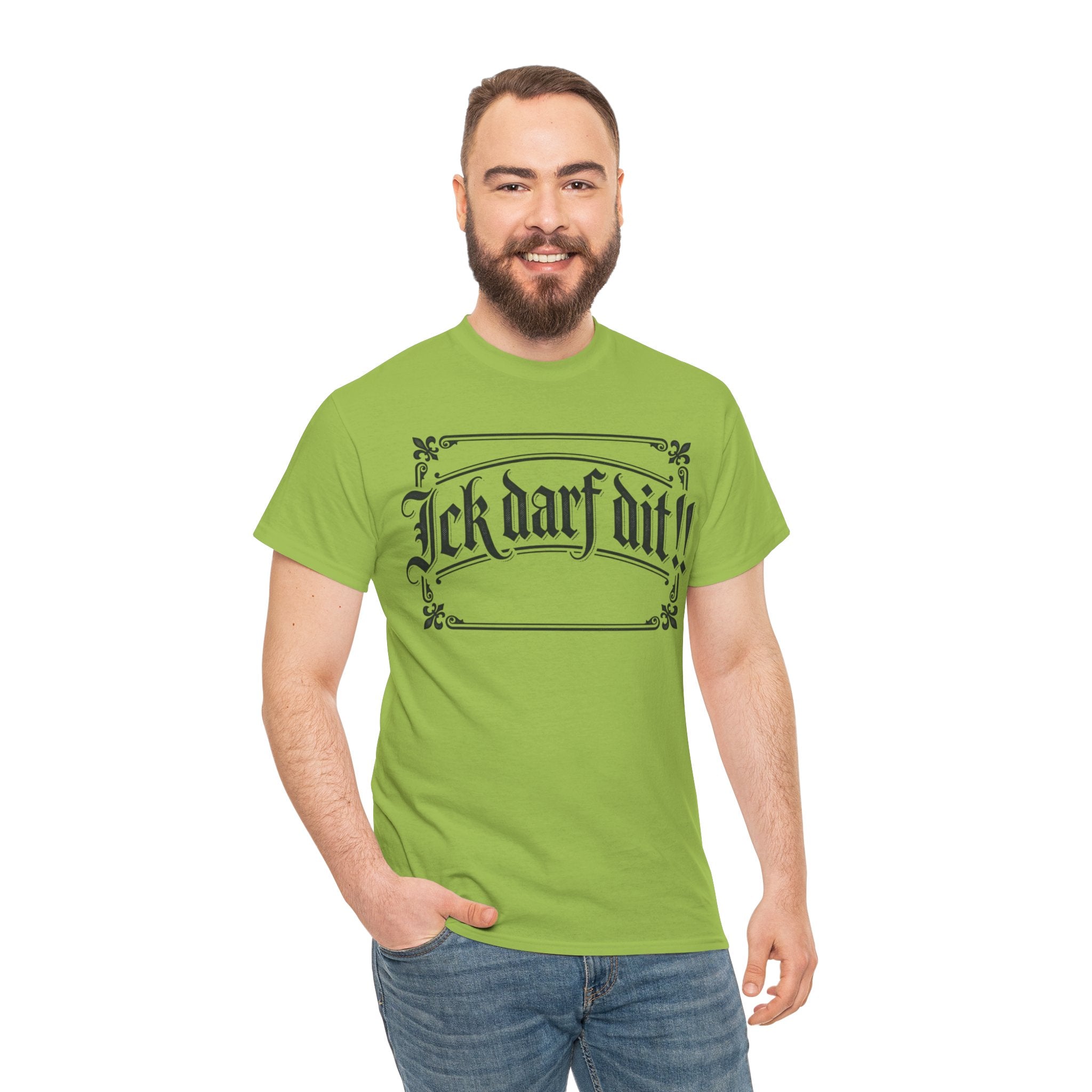T-Shirt – „Ick darf dit!!“ Vintage Rahmen T-Shirt