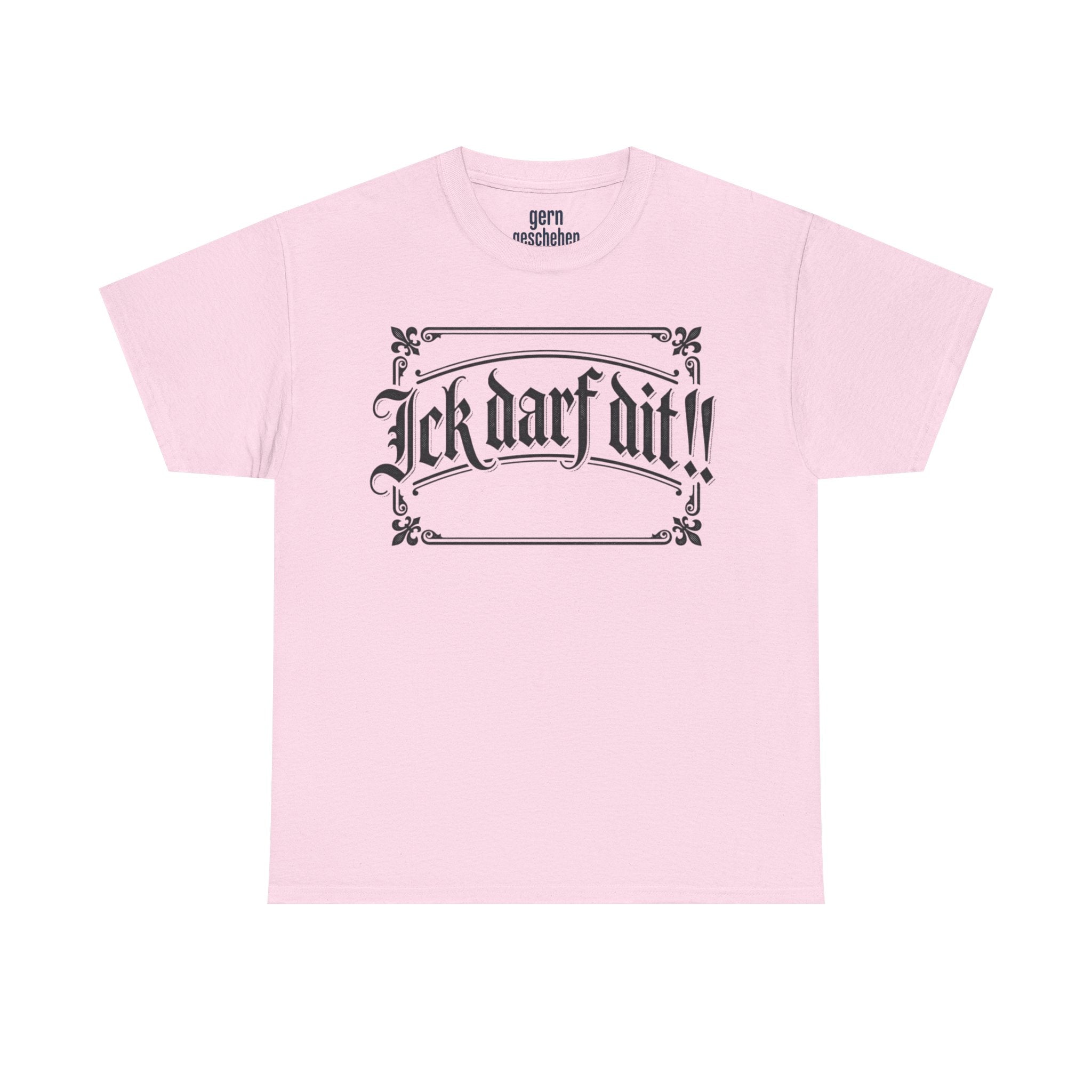 T-Shirt – „Ick darf dit!!“ Vintage Rahmen T-Shirt
