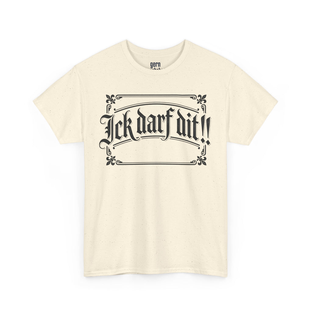 T-Shirt – „Ick darf dit!!“ Vintage Rahmen T-Shirt