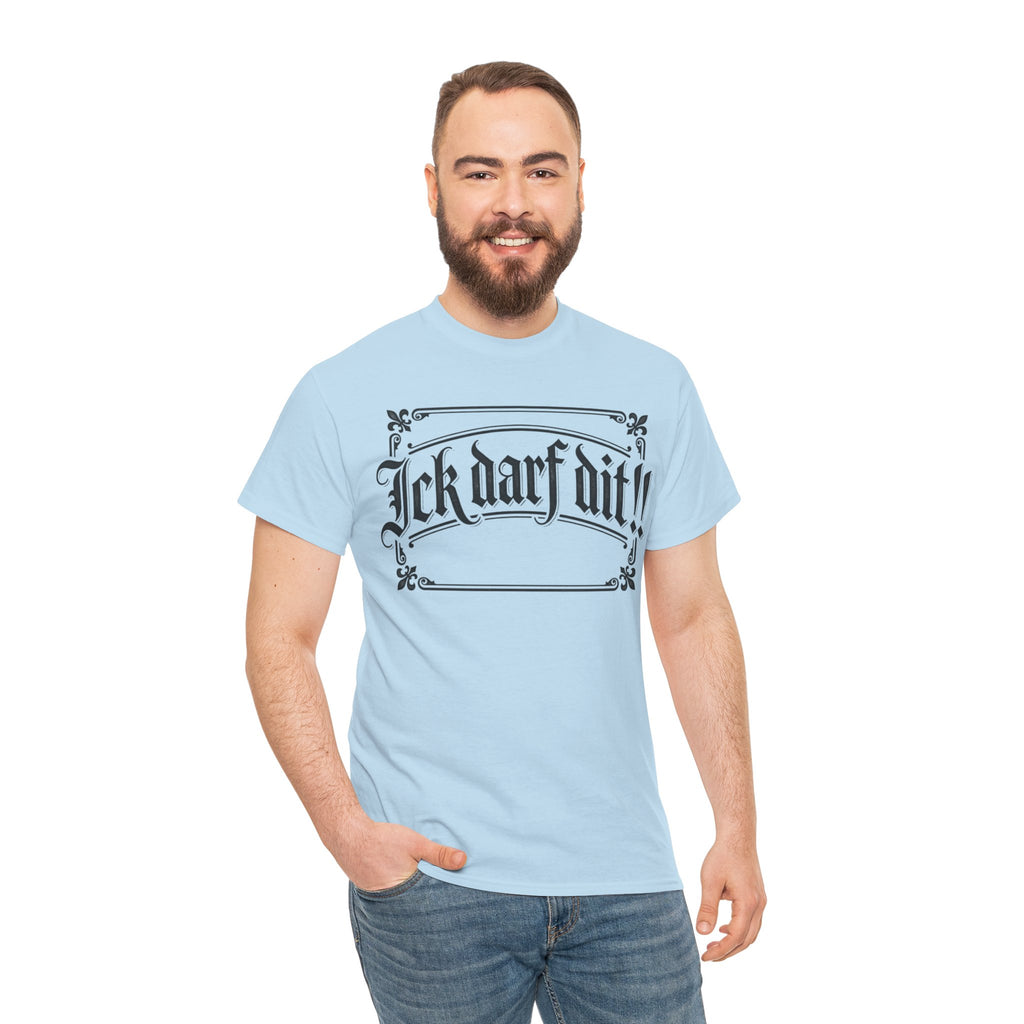 T-Shirt – „Ick darf dit!!“ Vintage Rahmen T-Shirt
