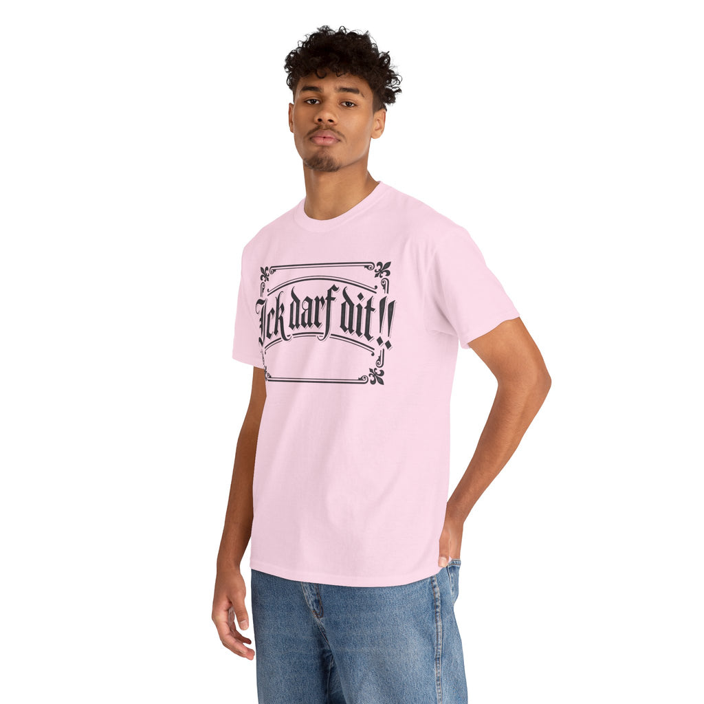 T-Shirt – „Ick darf dit!!“ Vintage Rahmen T-Shirt