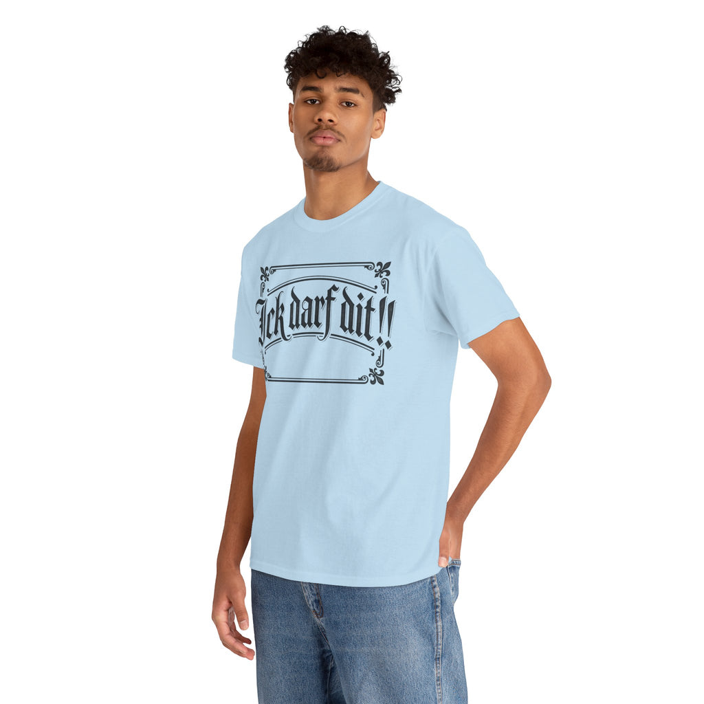 T-Shirt – „Ick darf dit!!“ Vintage Rahmen T-Shirt