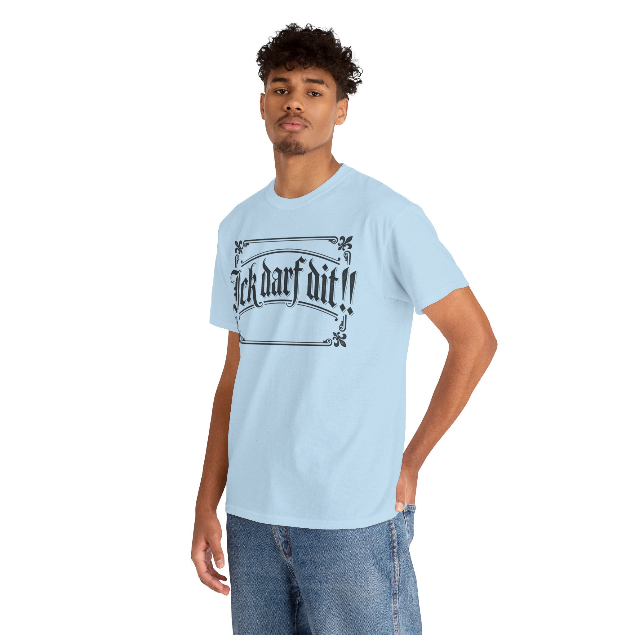 T-Shirt – „Ick darf dit!!“ Vintage Rahmen T-Shirt