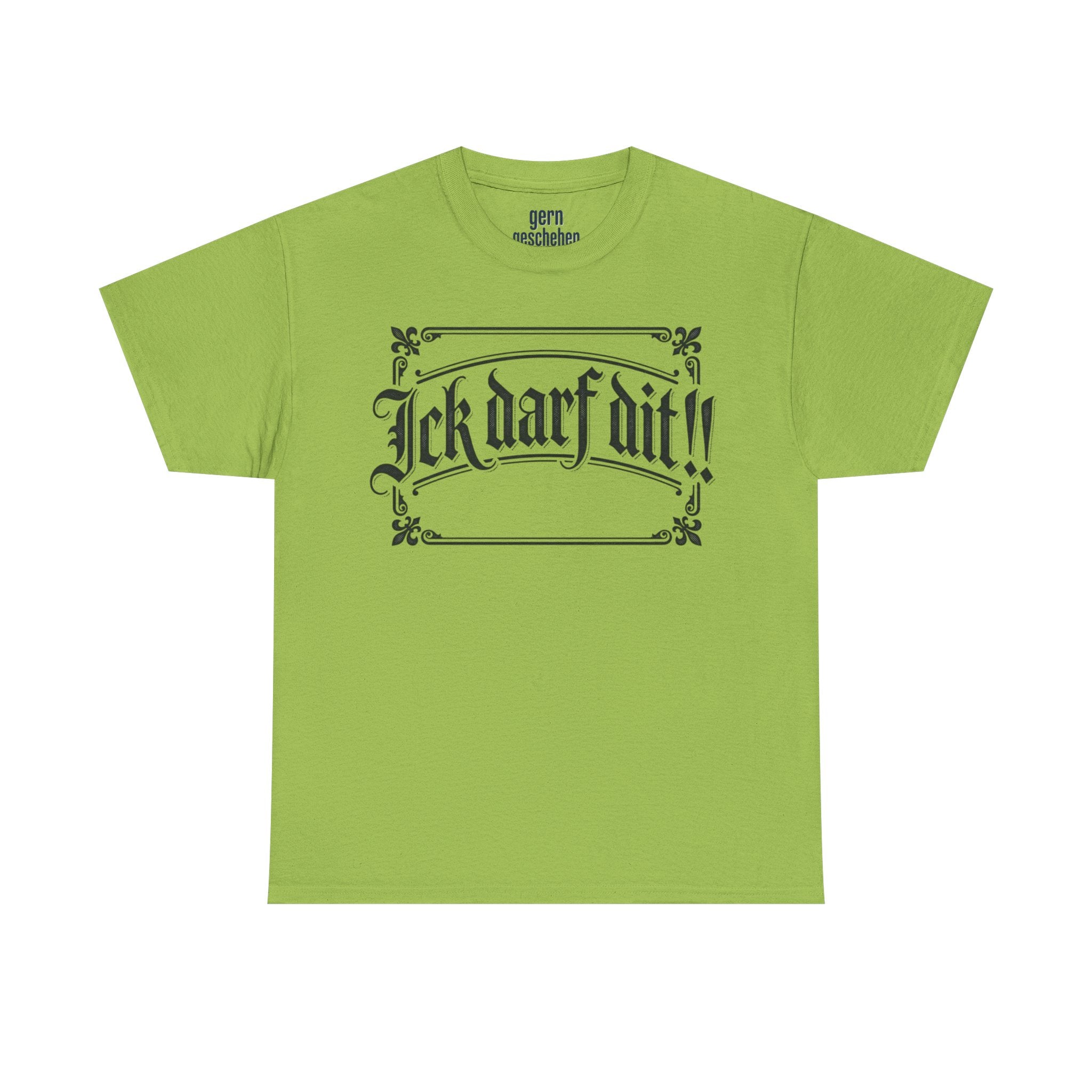T-Shirt – „Ick darf dit!!“ Vintage Rahmen T-Shirt
