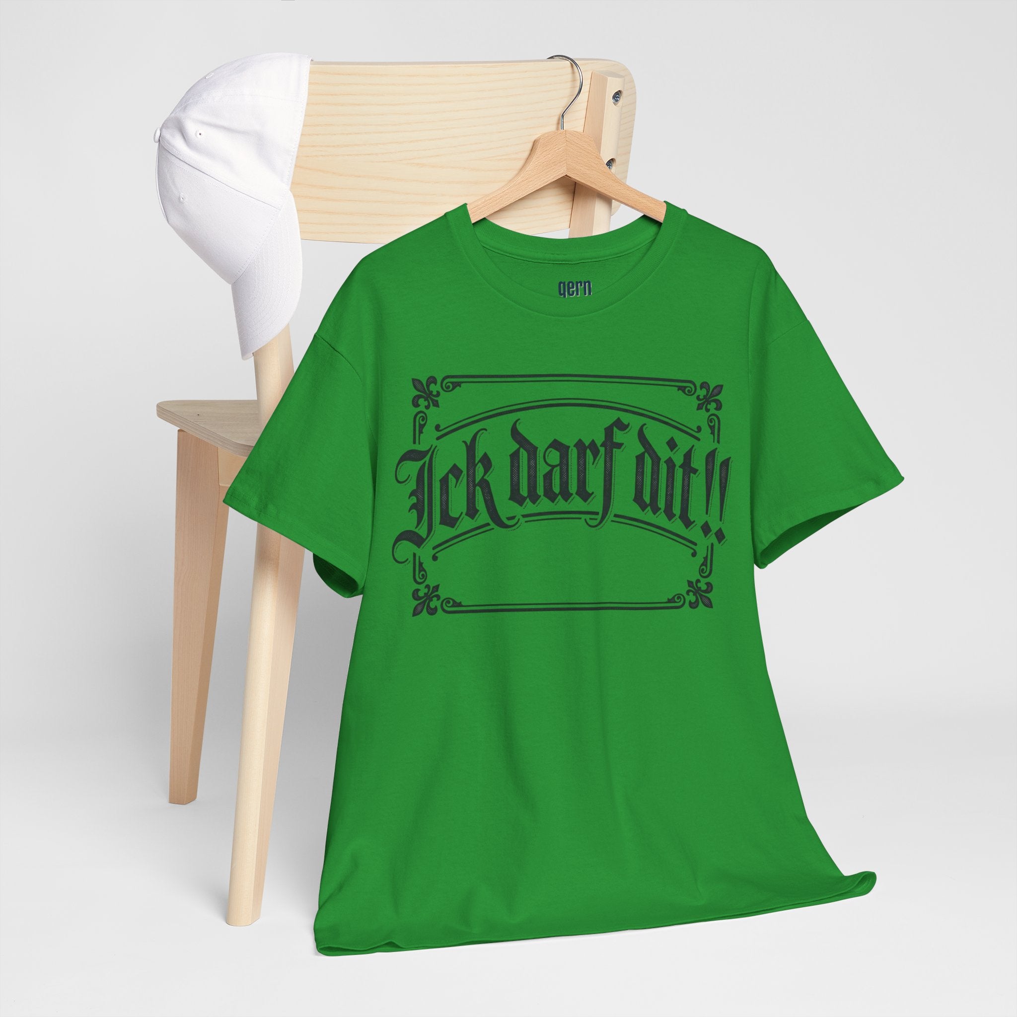 T-Shirt – „Ick darf dit!!“ Vintage Rahmen T-Shirt