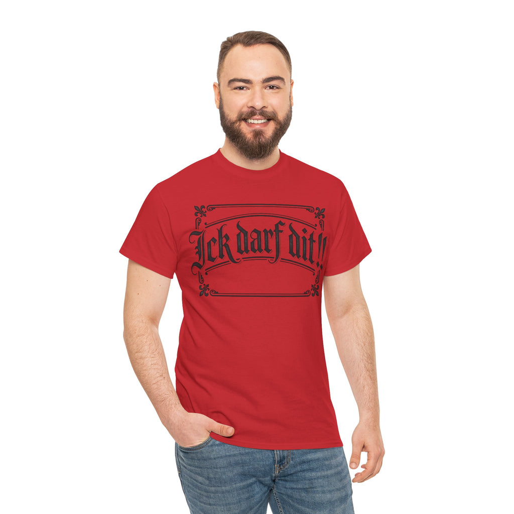 T-Shirt – „Ick darf dit!!“ Vintage Rahmen T-Shirt