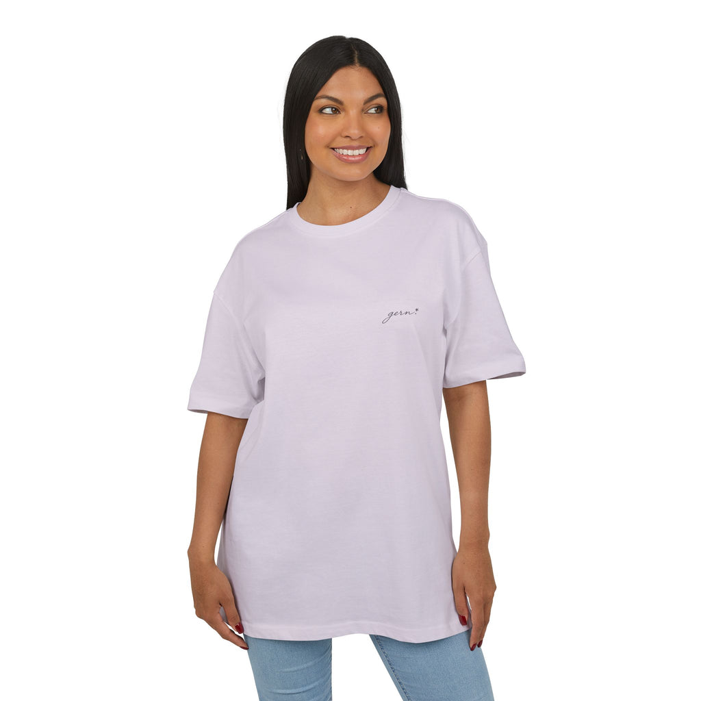 Oversize Tee — 'Take It Slow' Vintage Beach Palm Graphic