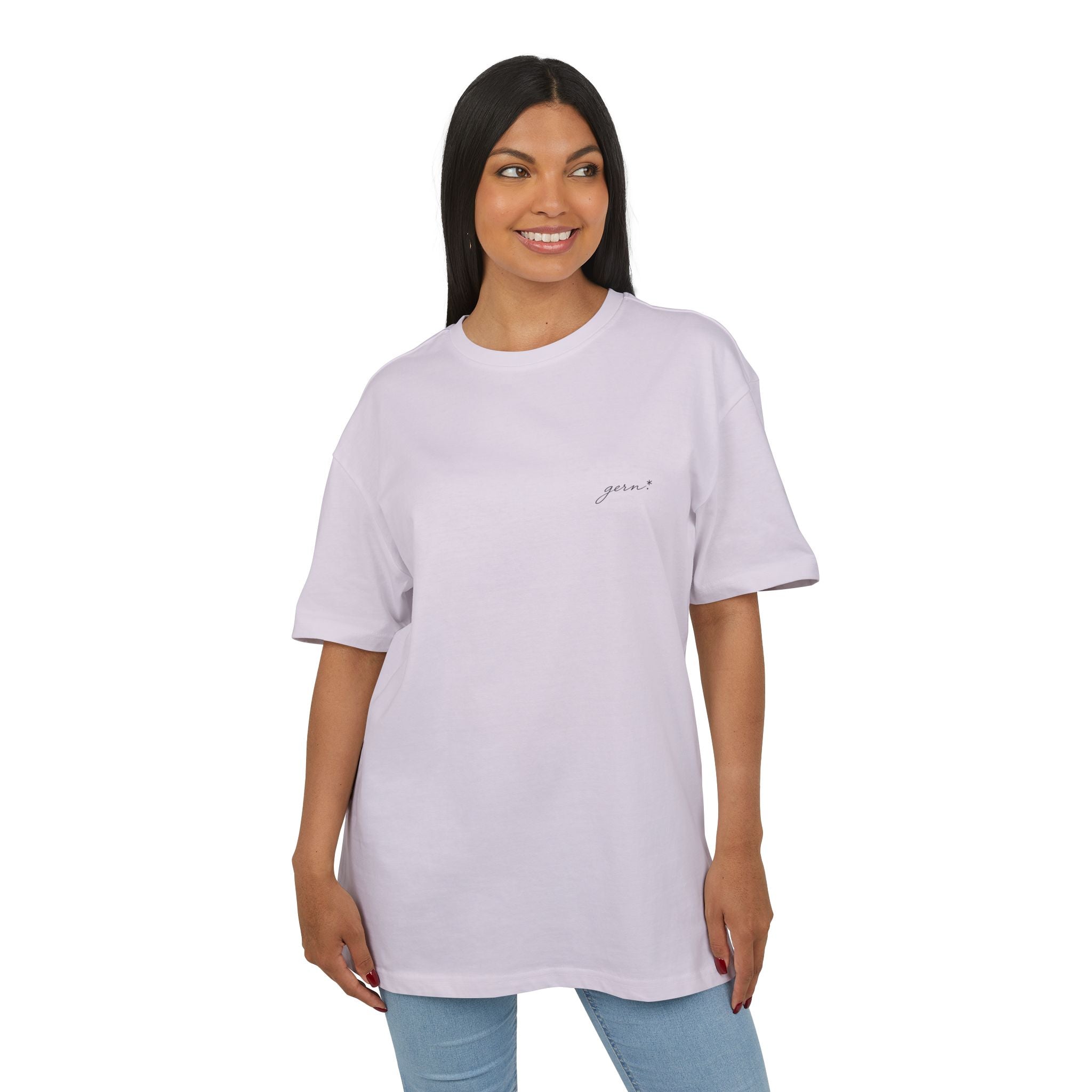 Oversize Tee — 'Take It Slow' Vintage Beach Palm Graphic