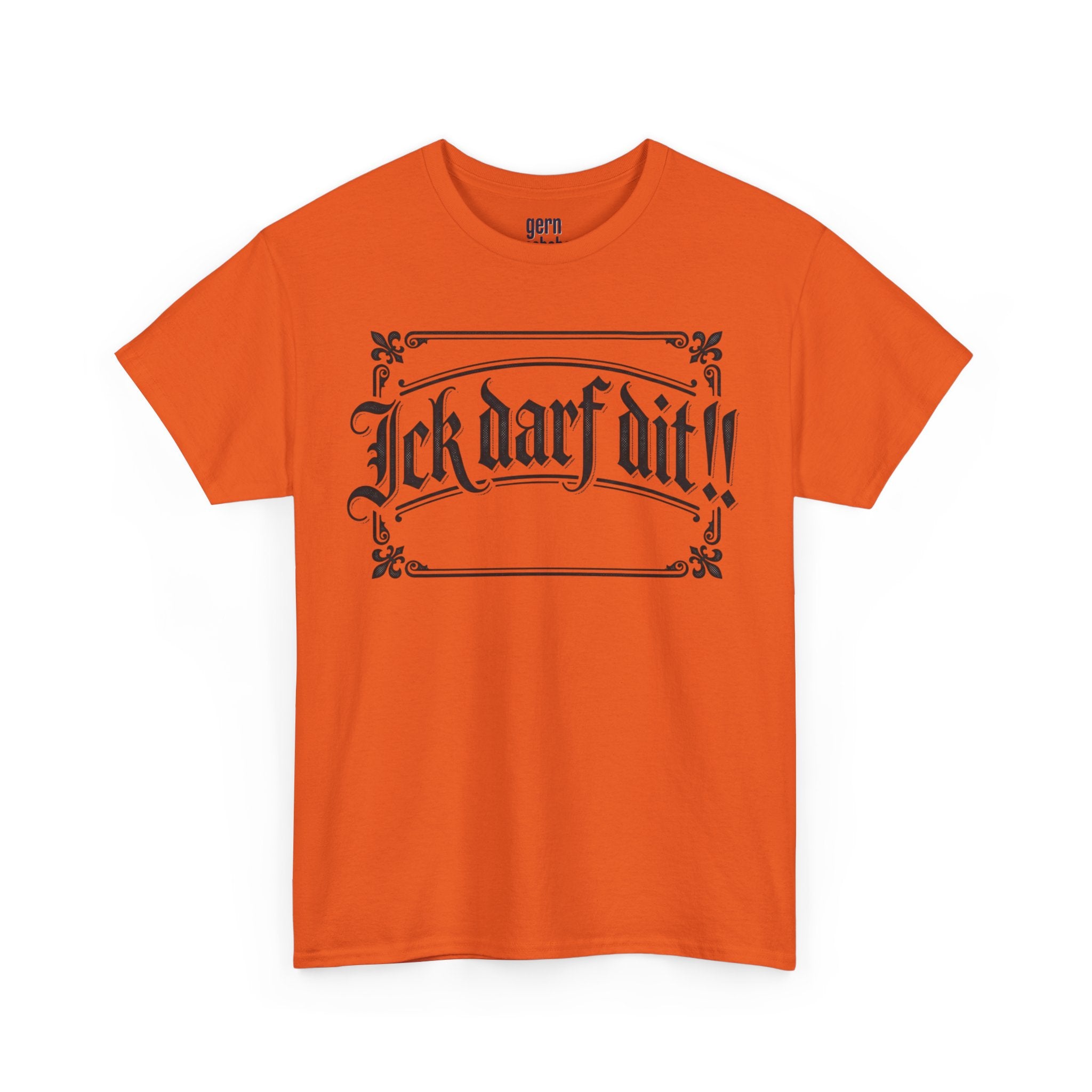 T-Shirt – „Ick darf dit!!“ Vintage Rahmen T-Shirt