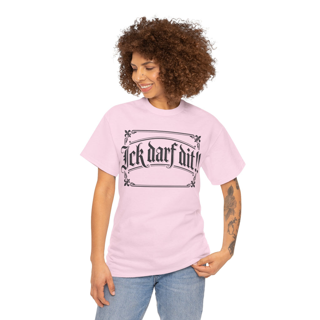 T-Shirt – „Ick darf dit!!“ Vintage Rahmen T-Shirt