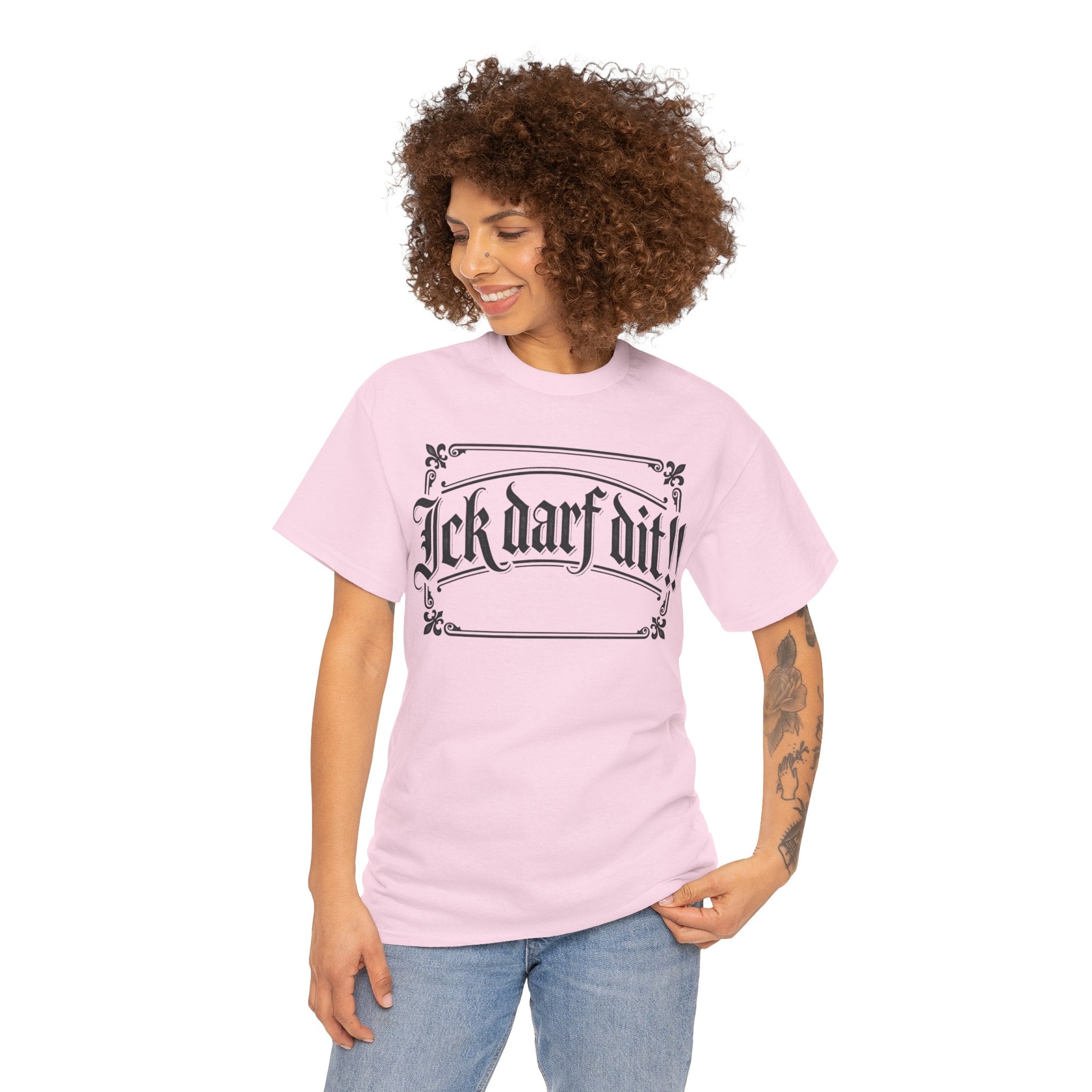 T-Shirt – „Ick darf dit!!“ Vintage Rahmen T-Shirt