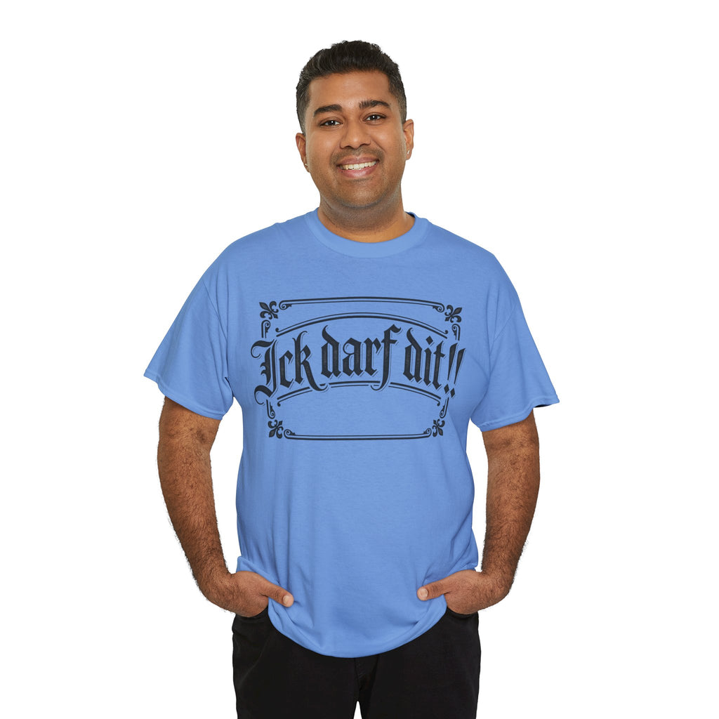 T-Shirt – „Ick darf dit!!“ Vintage Rahmen T-Shirt