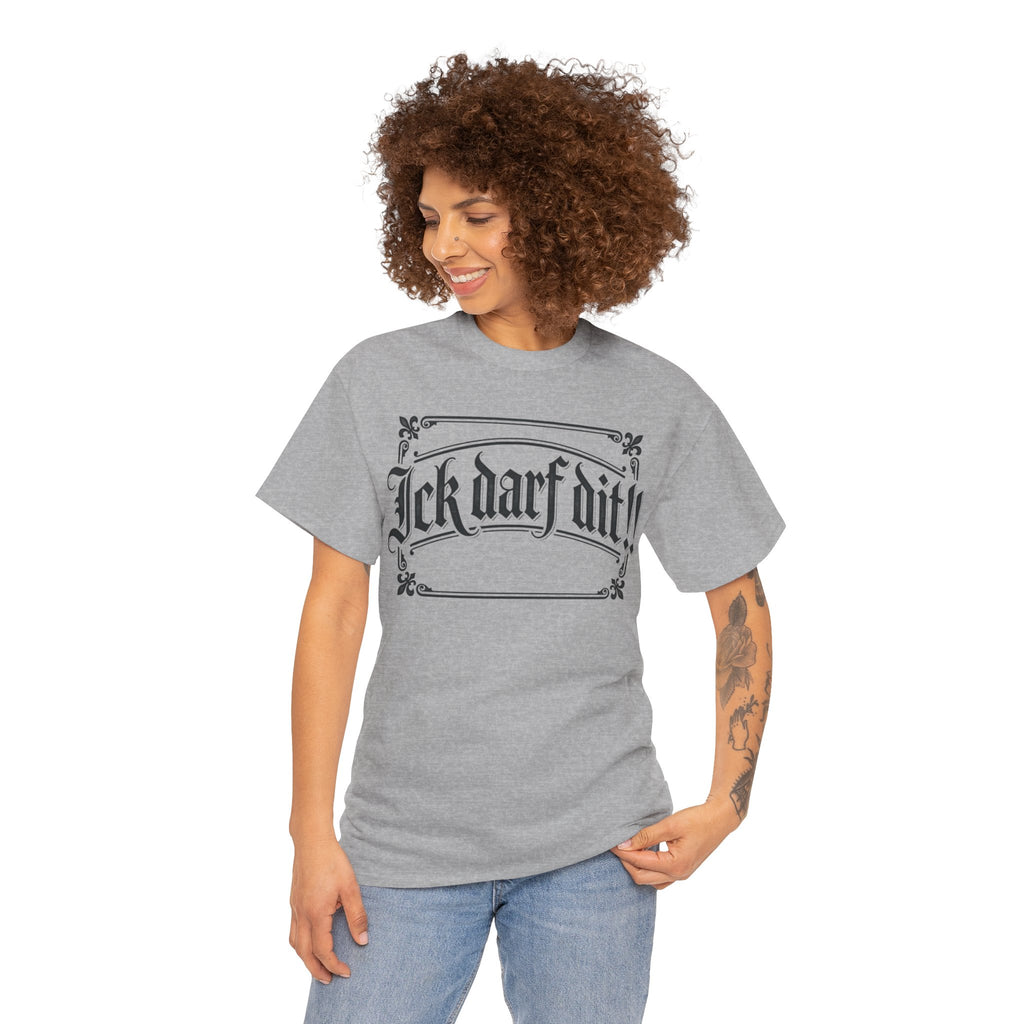 T-Shirt – „Ick darf dit!!“ Vintage Rahmen T-Shirt