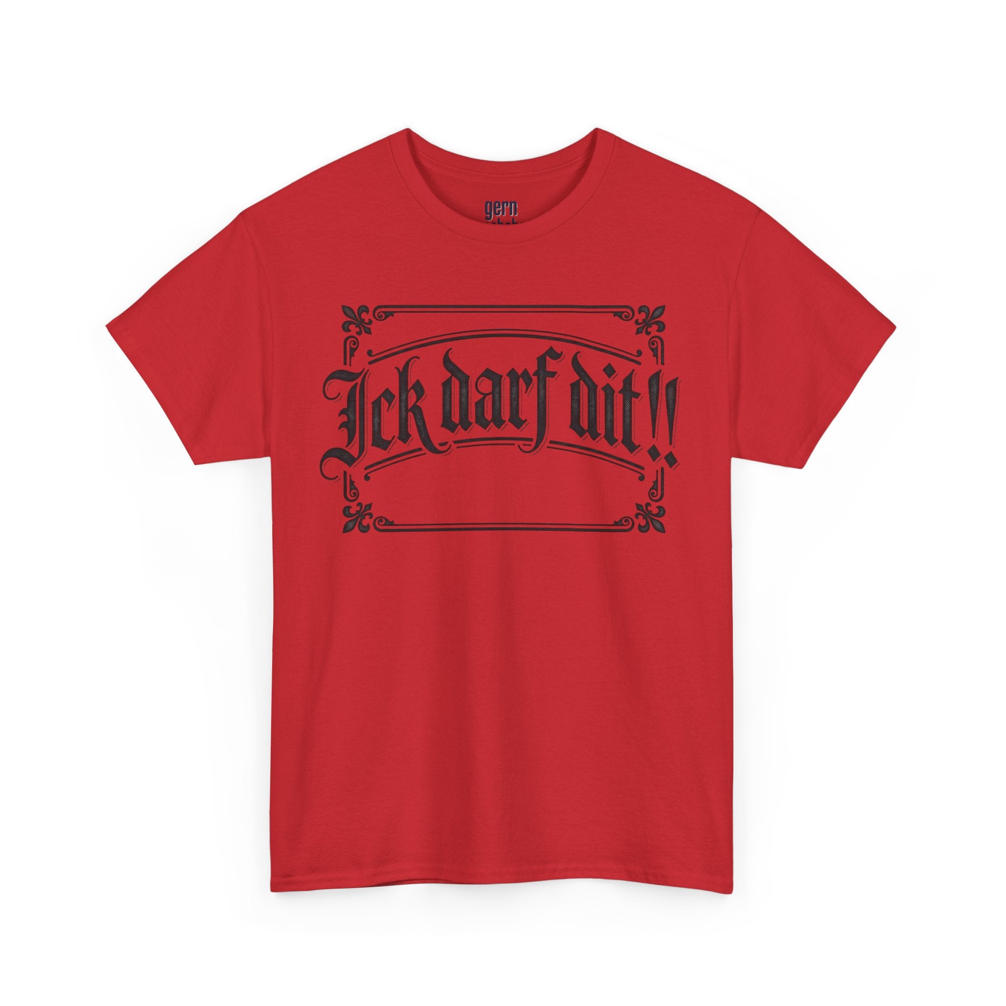 T-Shirt – „Ick darf dit!!“ Vintage Rahmen T-Shirt