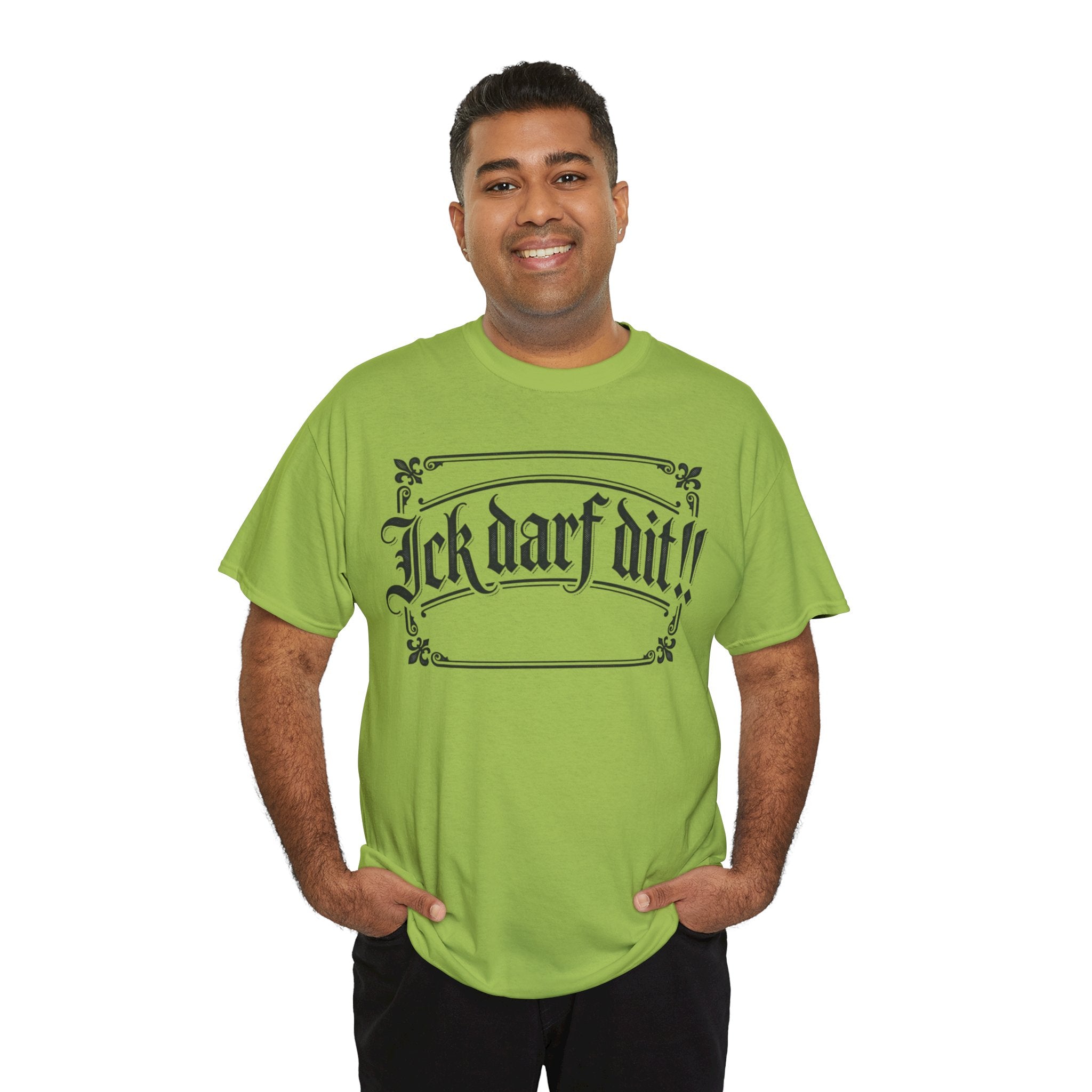 T-Shirt – „Ick darf dit!!“ Vintage Rahmen T-Shirt
