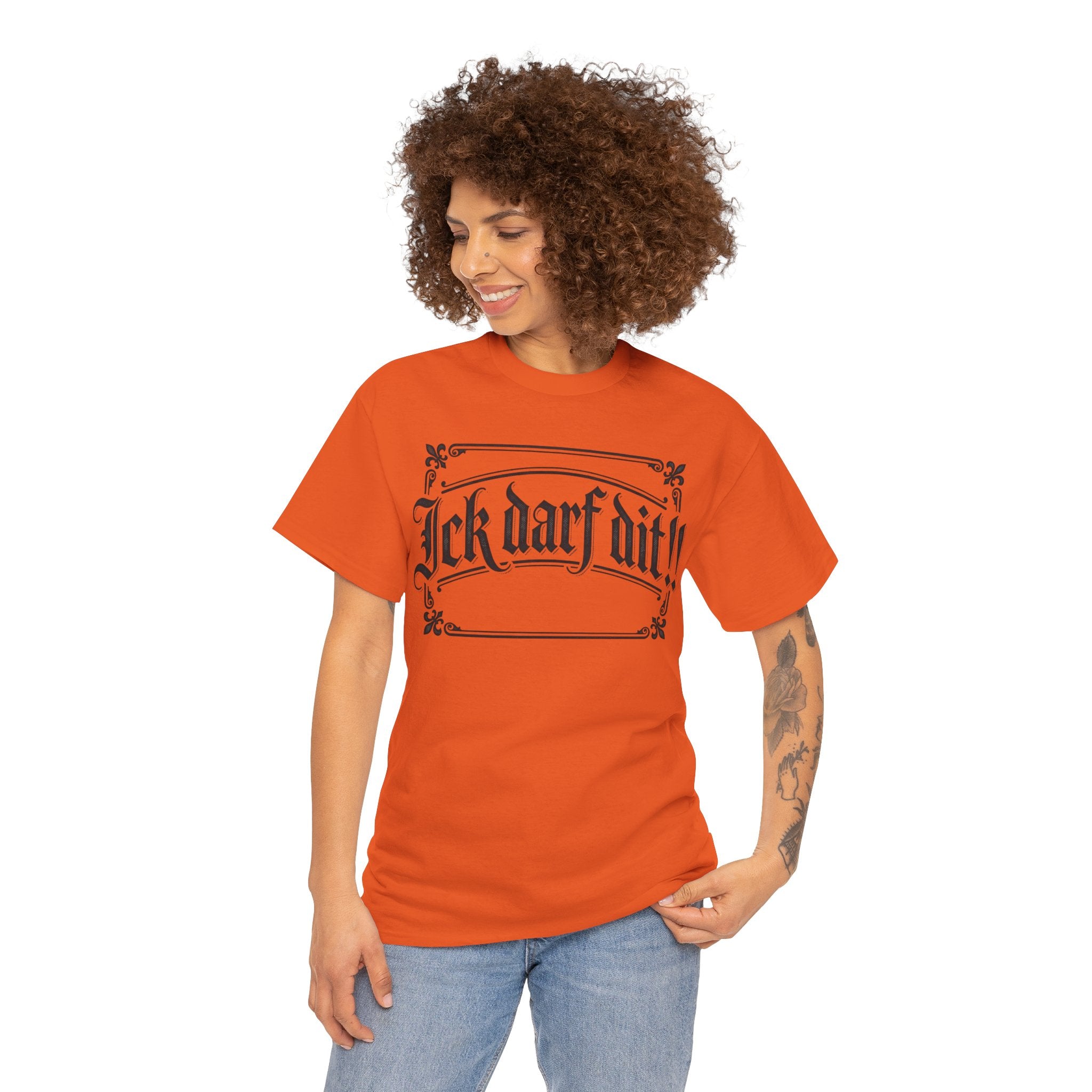 T-Shirt – „Ick darf dit!!“ Vintage Rahmen T-Shirt