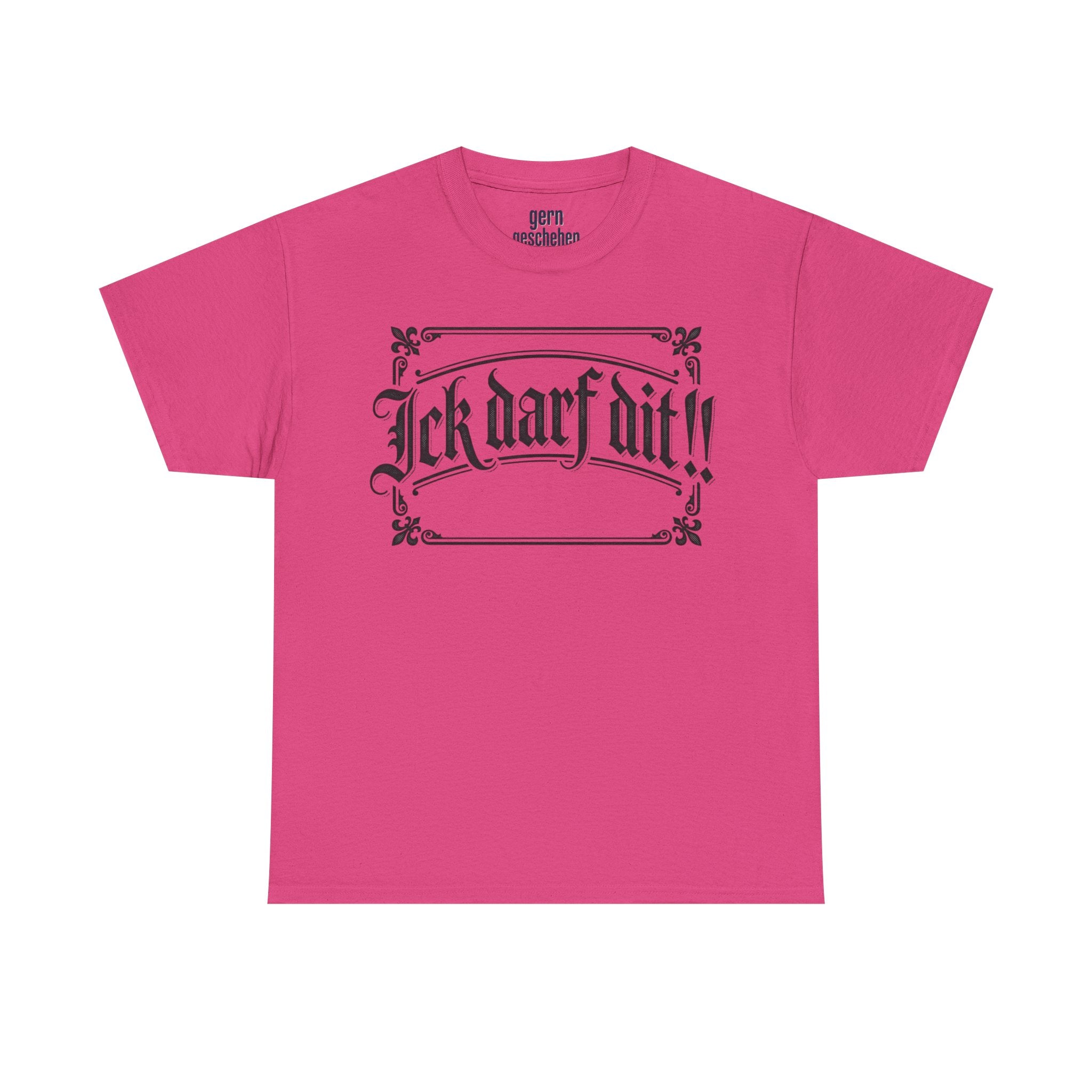 T-Shirt – „Ick darf dit!!“ Vintage Rahmen T-Shirt