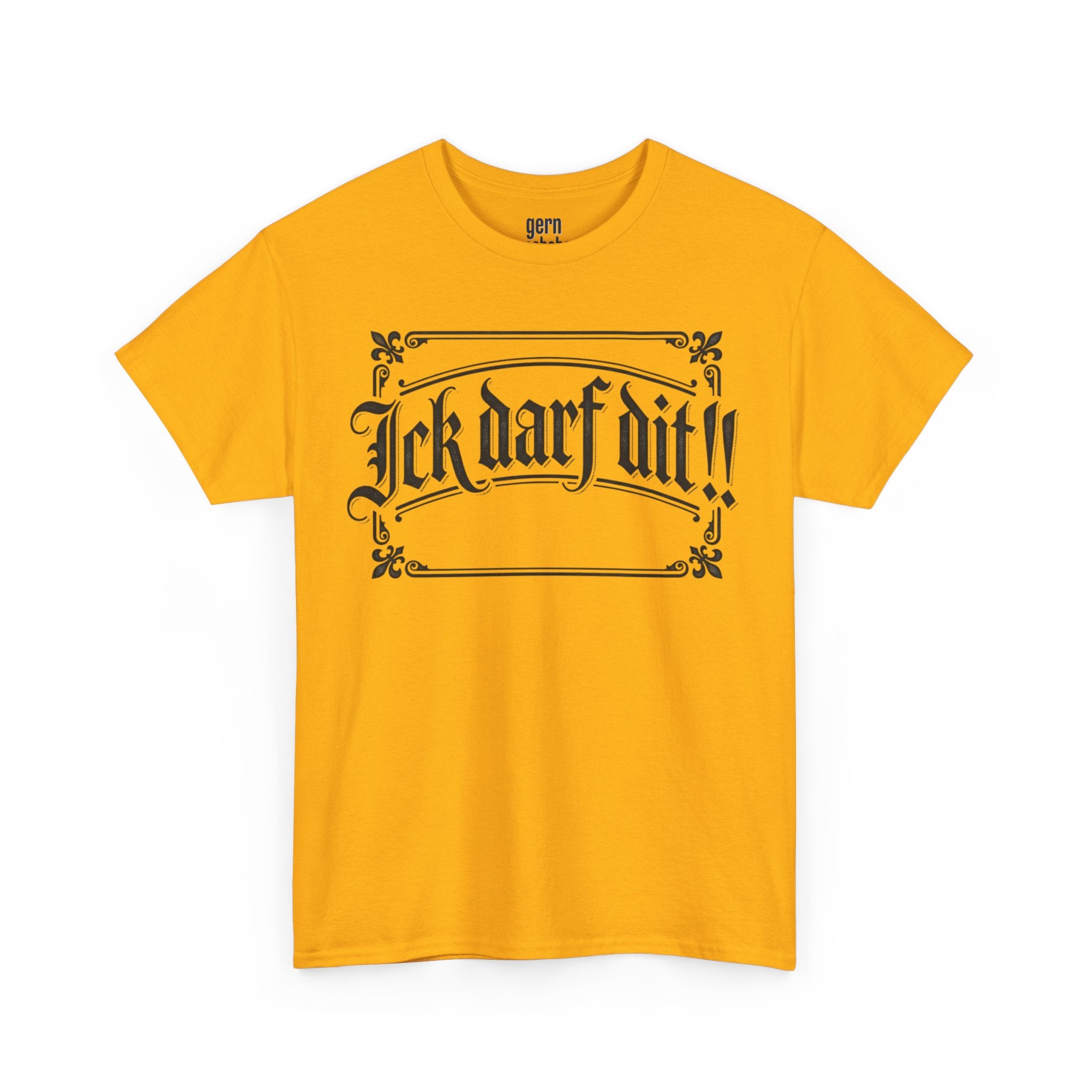 T-Shirt – „Ick darf dit!!“ Vintage Rahmen T-Shirt