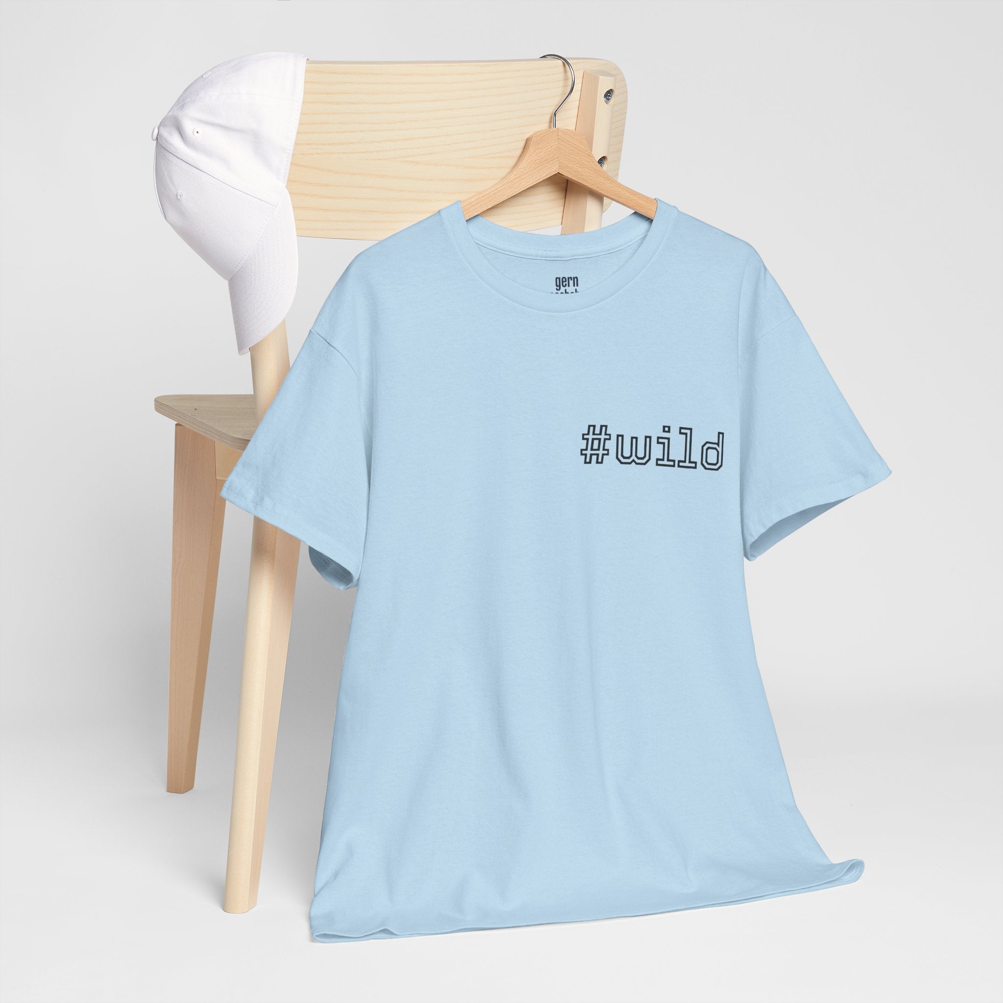 Unisex schweres Baumwoll-T-Shirt #wild