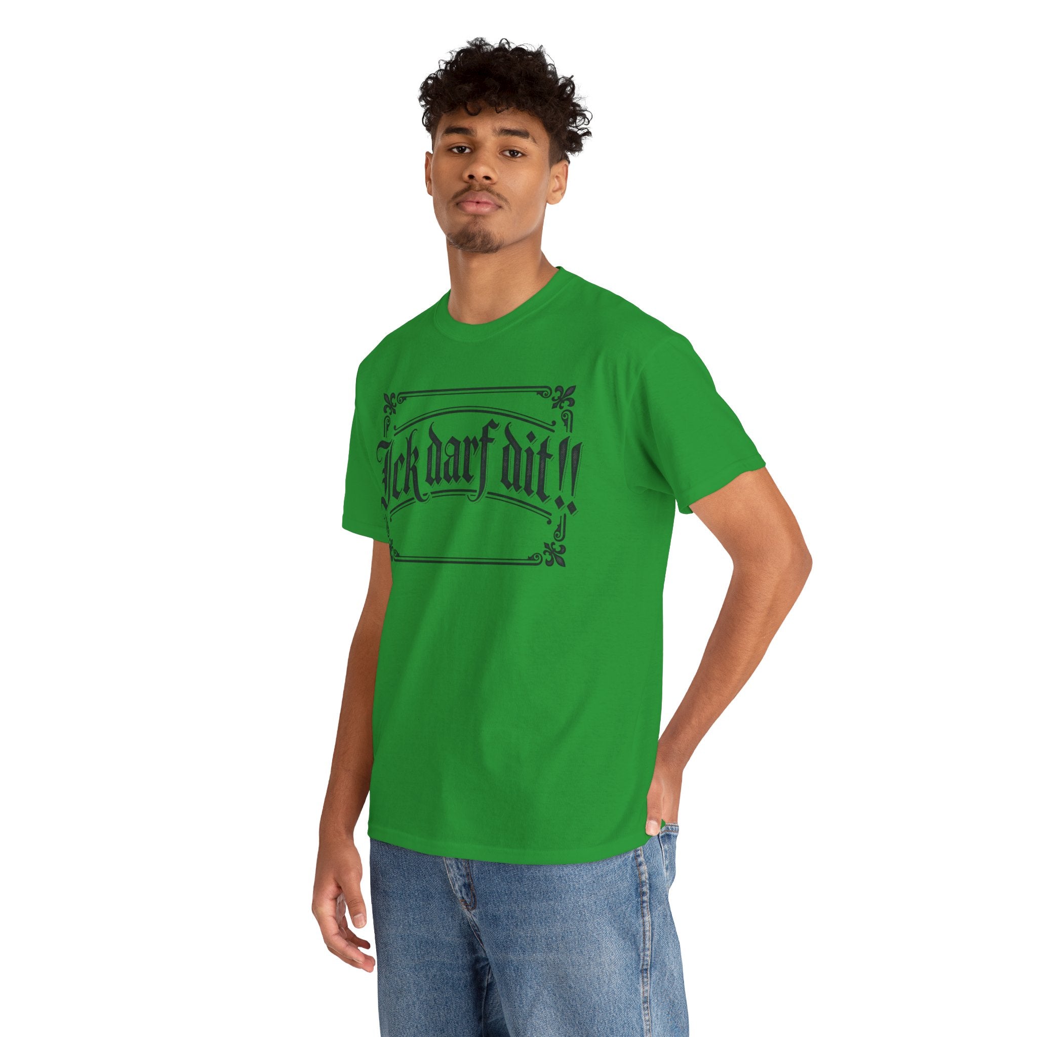 T-Shirt – „Ick darf dit!!“ Vintage Rahmen T-Shirt
