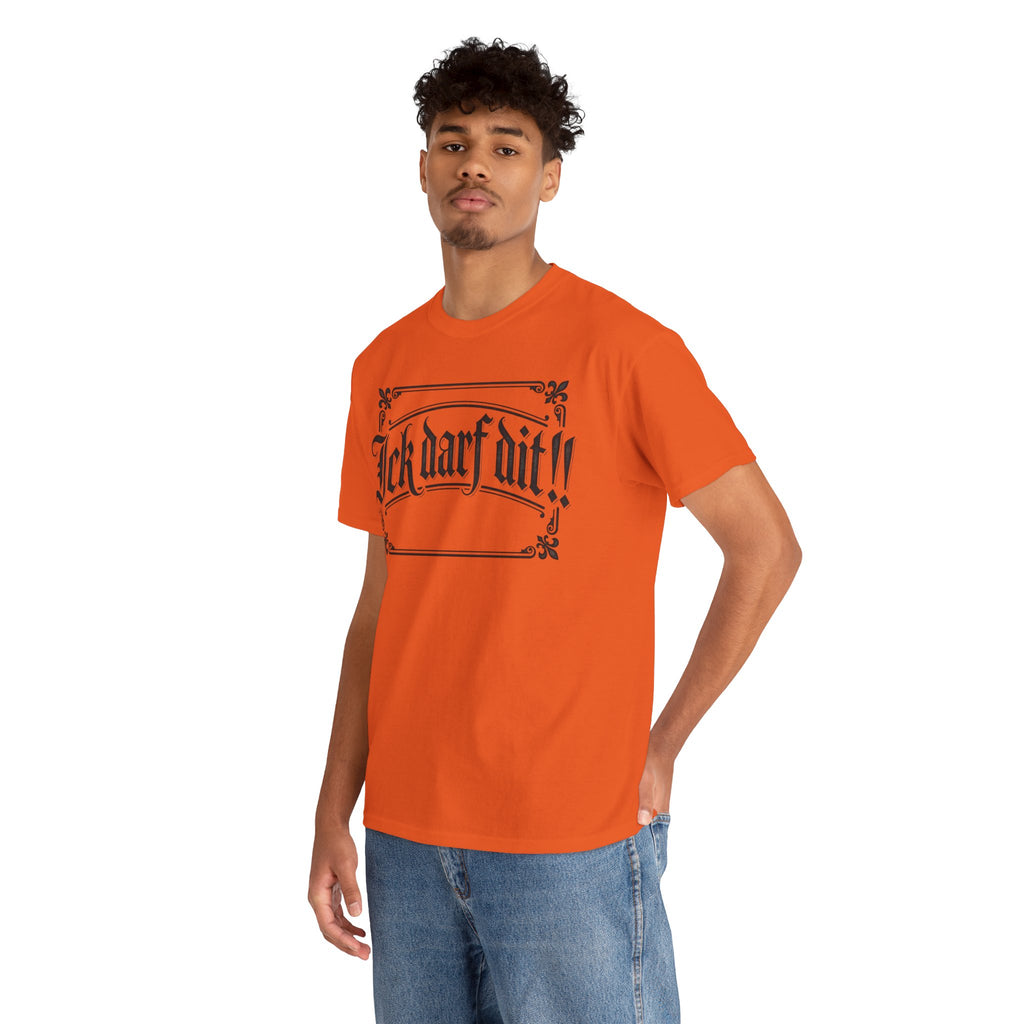 T-Shirt – „Ick darf dit!!“ Vintage Rahmen T-Shirt