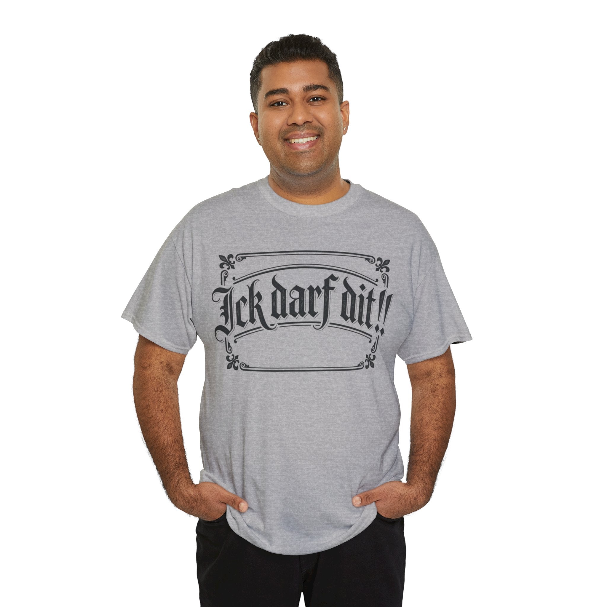T-Shirt – „Ick darf dit!!“ Vintage Rahmen T-Shirt