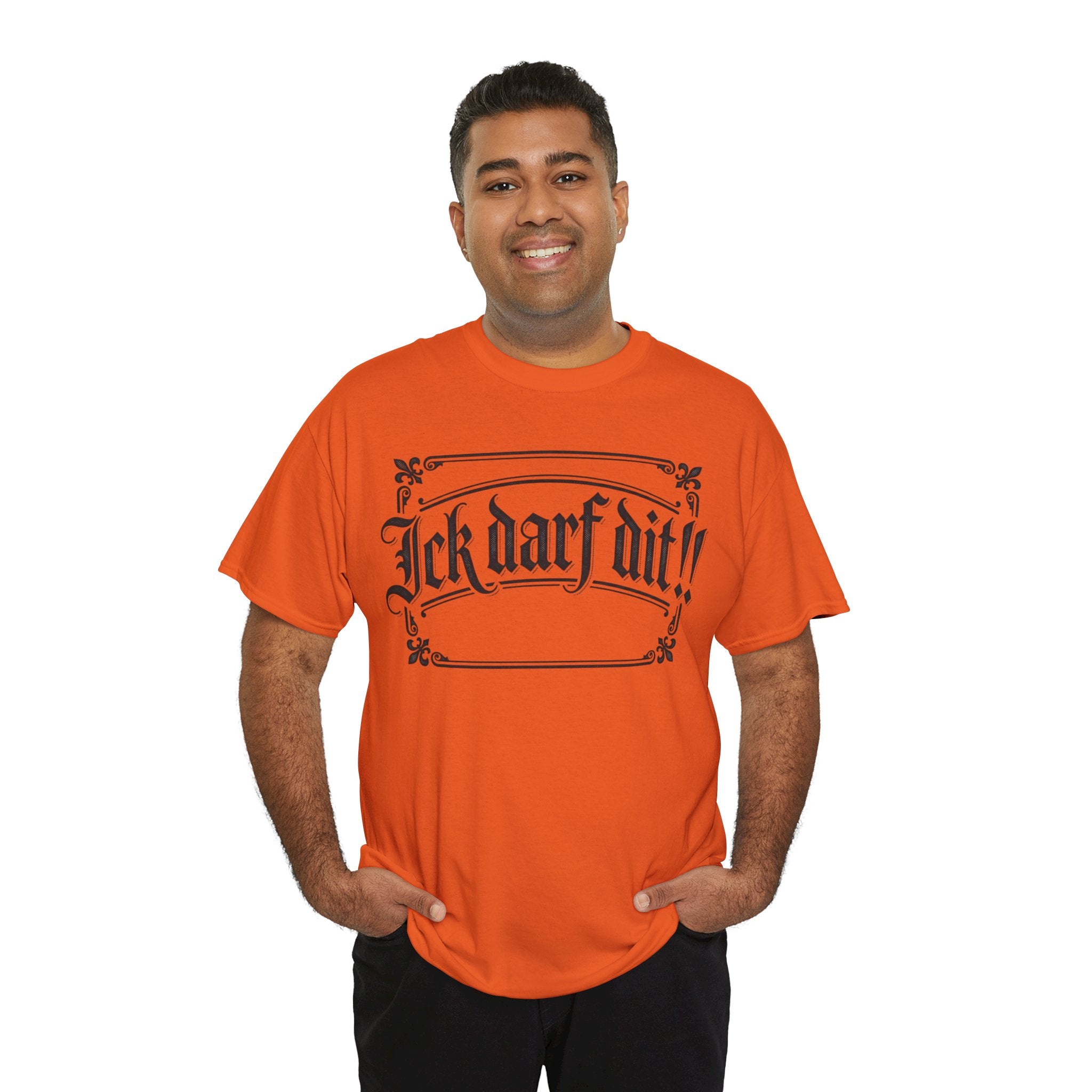 T-Shirt – „Ick darf dit!!“ Vintage Rahmen T-Shirt