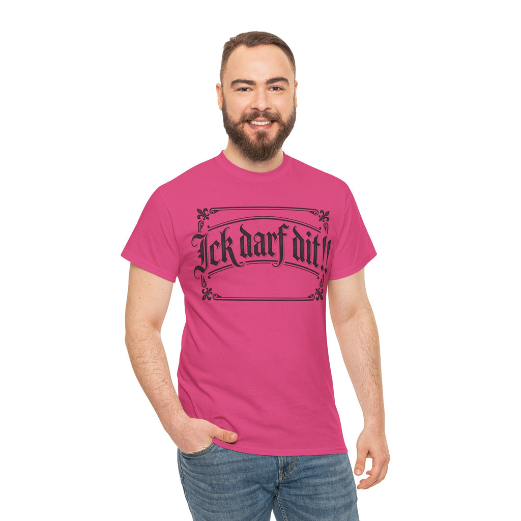 T-Shirt – „Ick darf dit!!“ Vintage Rahmen T-Shirt