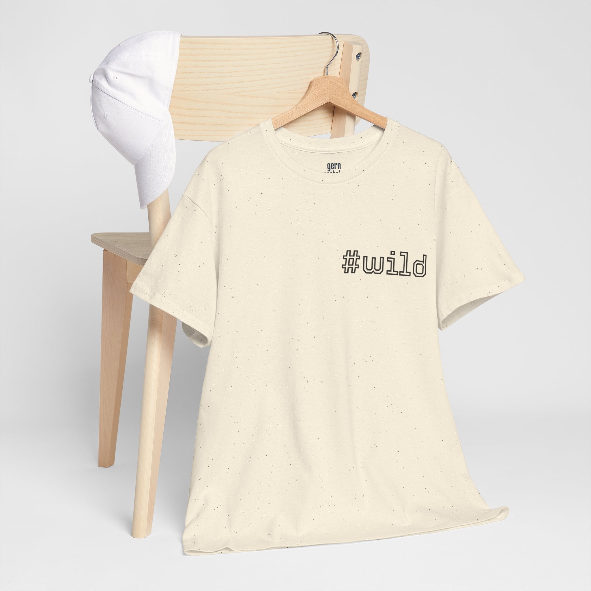 Unisex schweres Baumwoll-T-Shirt #wild