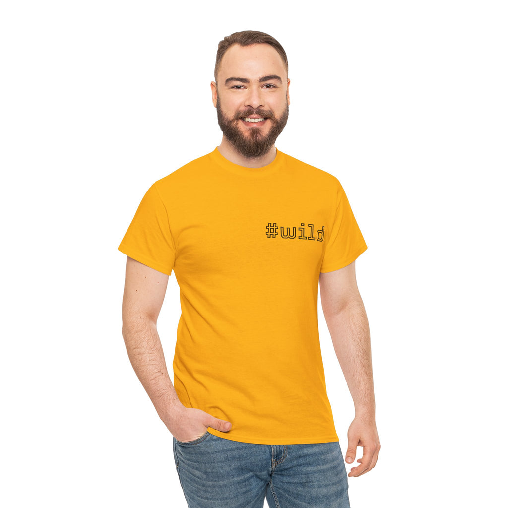 Unisex schweres Baumwoll-T-Shirt #wild