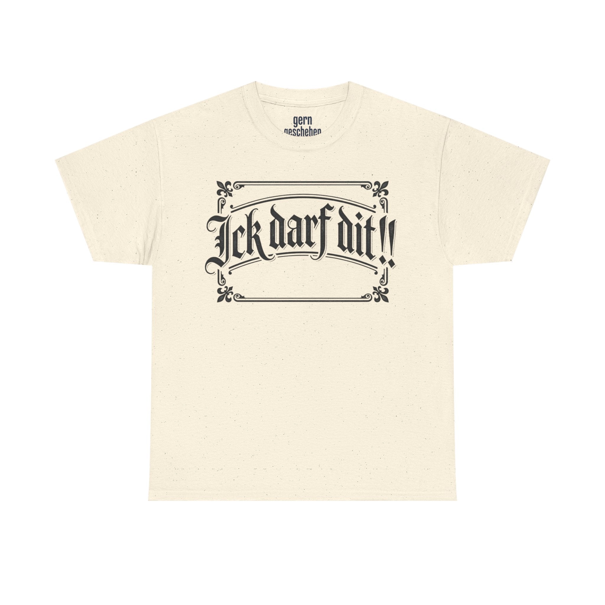 T-Shirt – „Ick darf dit!!“ Vintage Rahmen T-Shirt