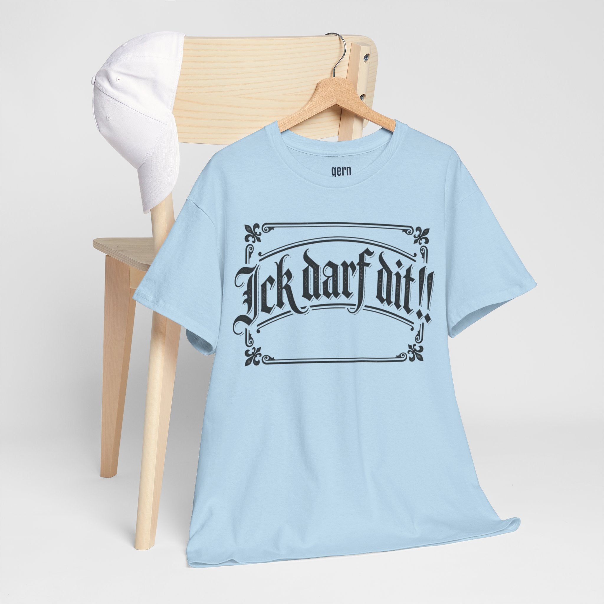T-Shirt – „Ick darf dit!!“ Vintage Rahmen T-Shirt